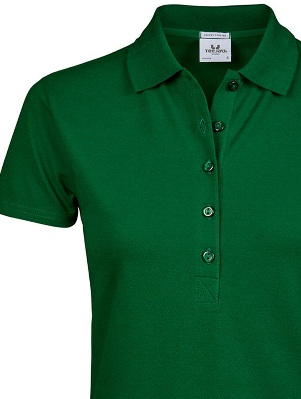 Γυναικεία Μπλούζα Polo 145 Tee Jays Luxury LS Stretch Forest Green