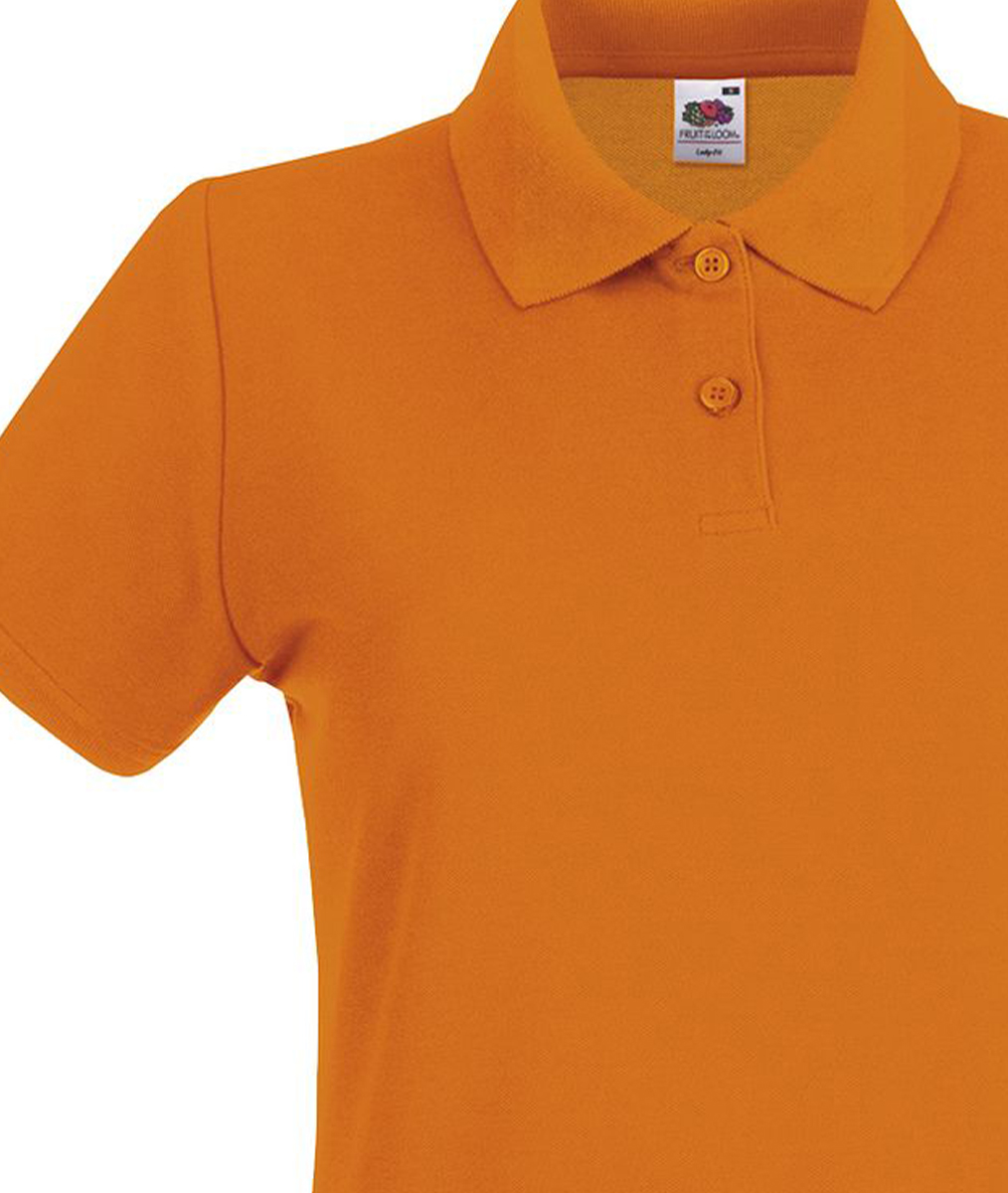 Γυναικεία Μπλούζα Polo 63-030-0 Fruit of the Loom Orange