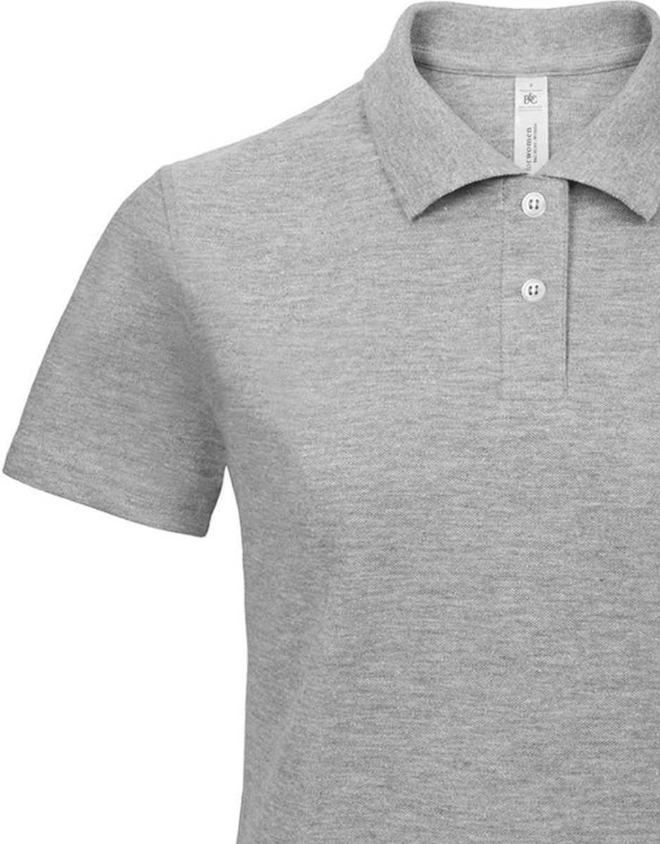 Γυναικείο Μπλουζάκι Polo Pique ID.001 B & C Heather Grey