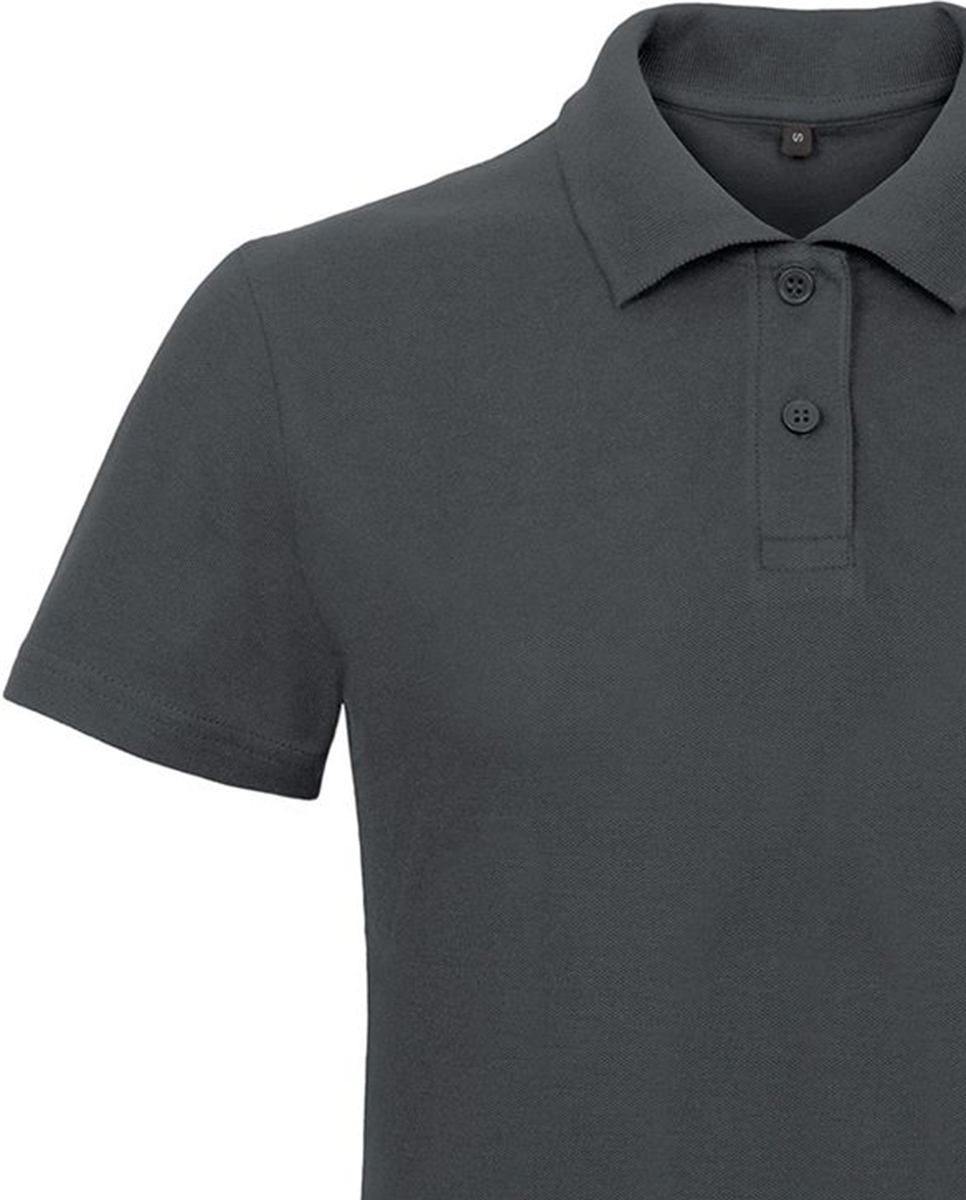 Γυναικείο Μπλουζάκι Polo Pique ID.001 B & C Anthracite
