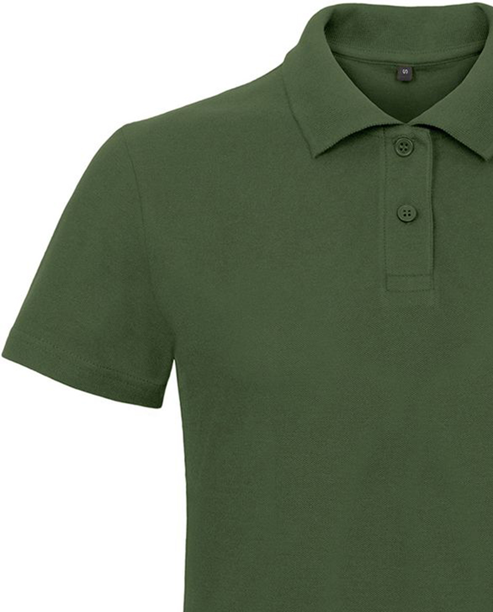 Γυναικείο Μπλουζάκι Polo Pique ID.001 B & C Bottle Green