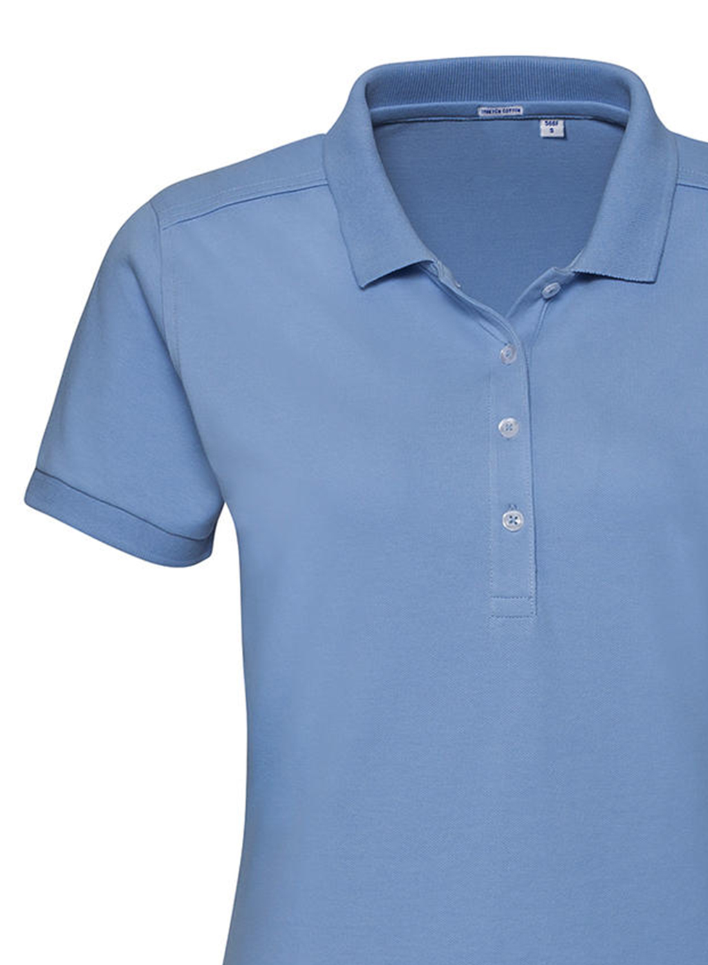 Γυναικείο Μπλουζάκι Polo R-566F-0 Russell Slim Fit Stretch Sky