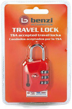 Λουκέτο TSA TSA004 Benzi Κόκκινο Κοκκινο