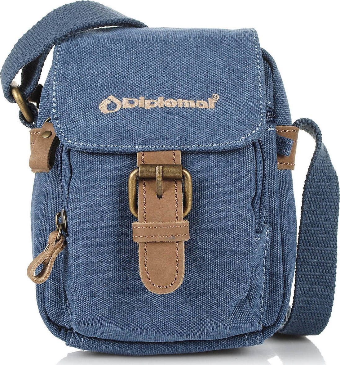 Τσαντάκι Ώμου TR21 Diplomat Denim Denim Μπλε