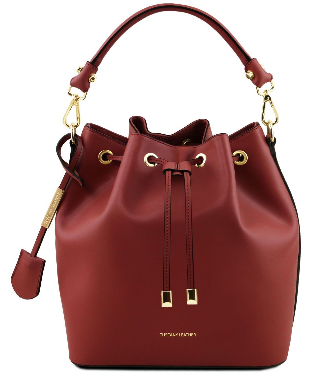 Tuscany Leather Γυναικεία Τσάντα Δερμάτινη TL141531 Tuscany Leather Vittoria Κόκκινο