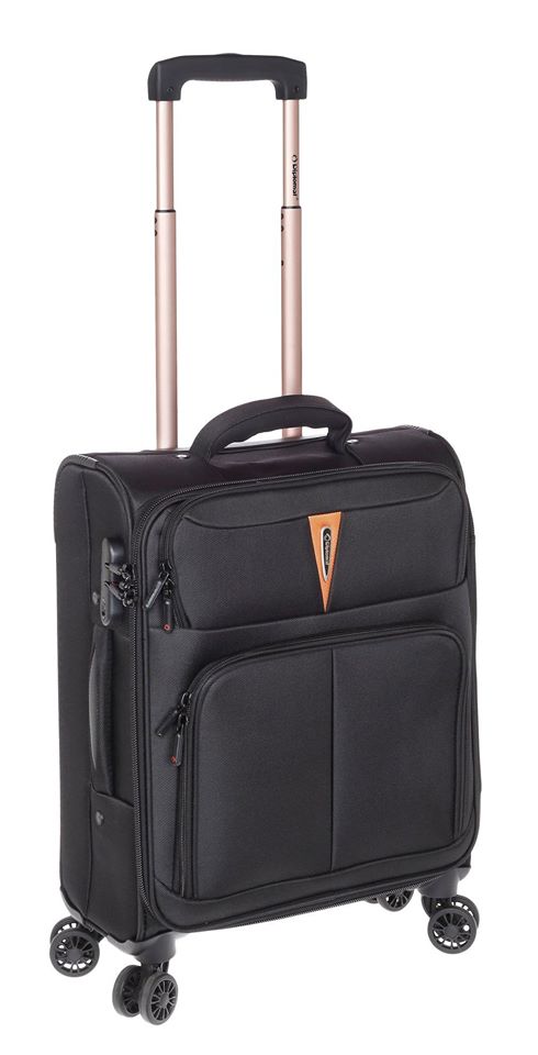 Βαλίτσα Καμπίνας με 4 Ρόδες ZC 6101-S Diplomat Μαύρο