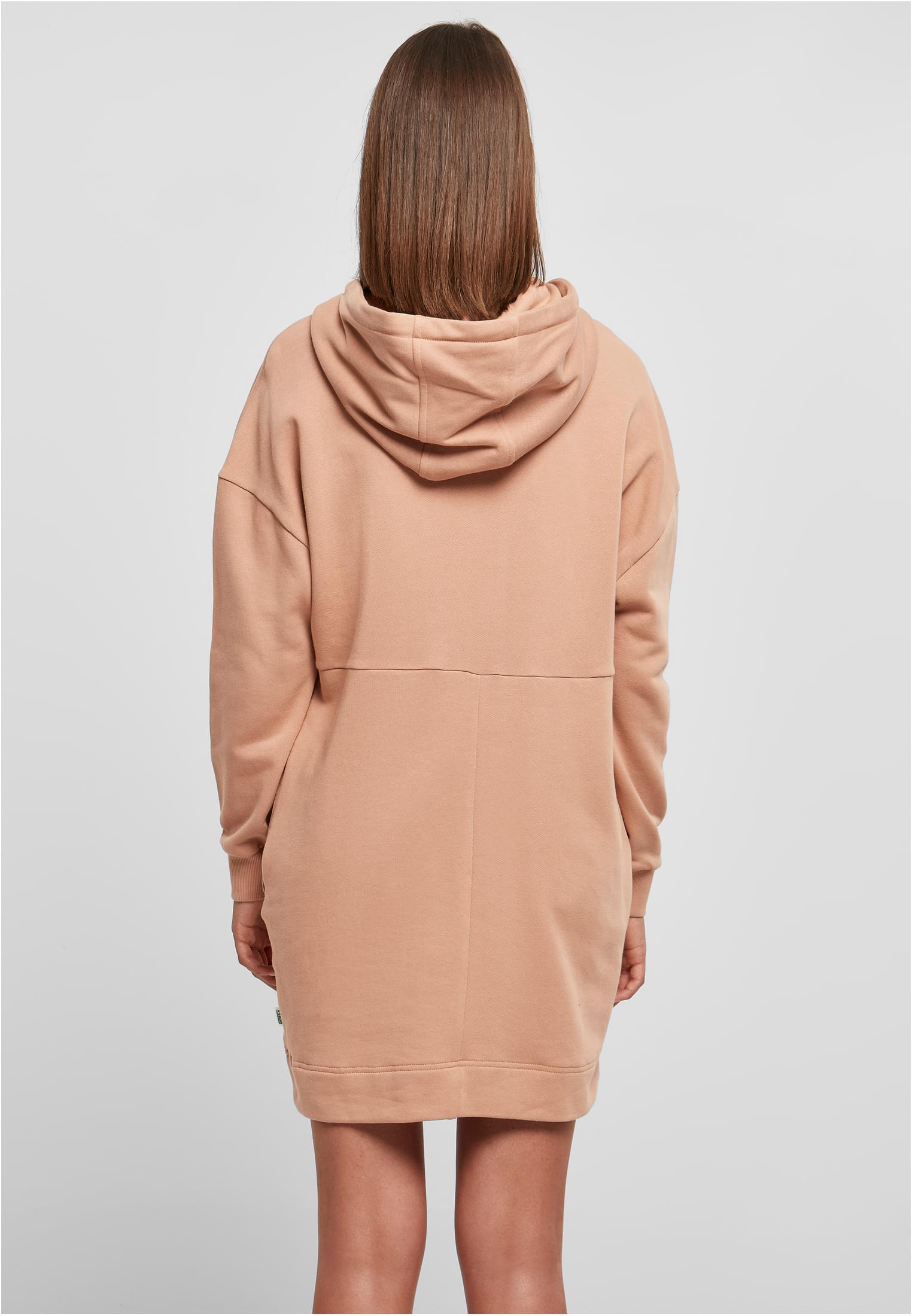 Ladies Organic Oversized Terry Hoody Dress UC Curvy TB4094 amber