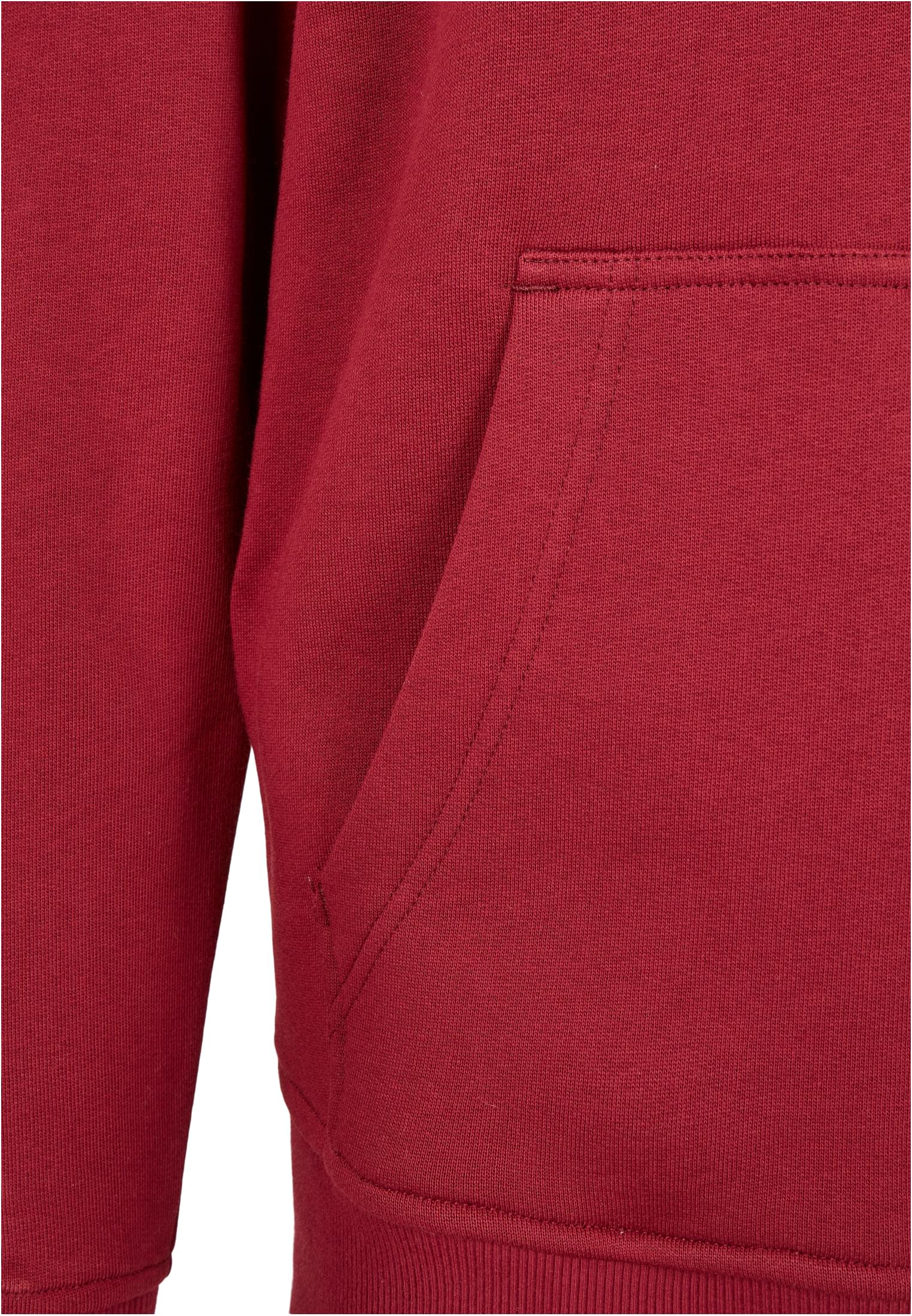 Organic Basic Hoodie Φούτερ Urban Classics Tb3086 Burgundy ανδρικά Simple Wear