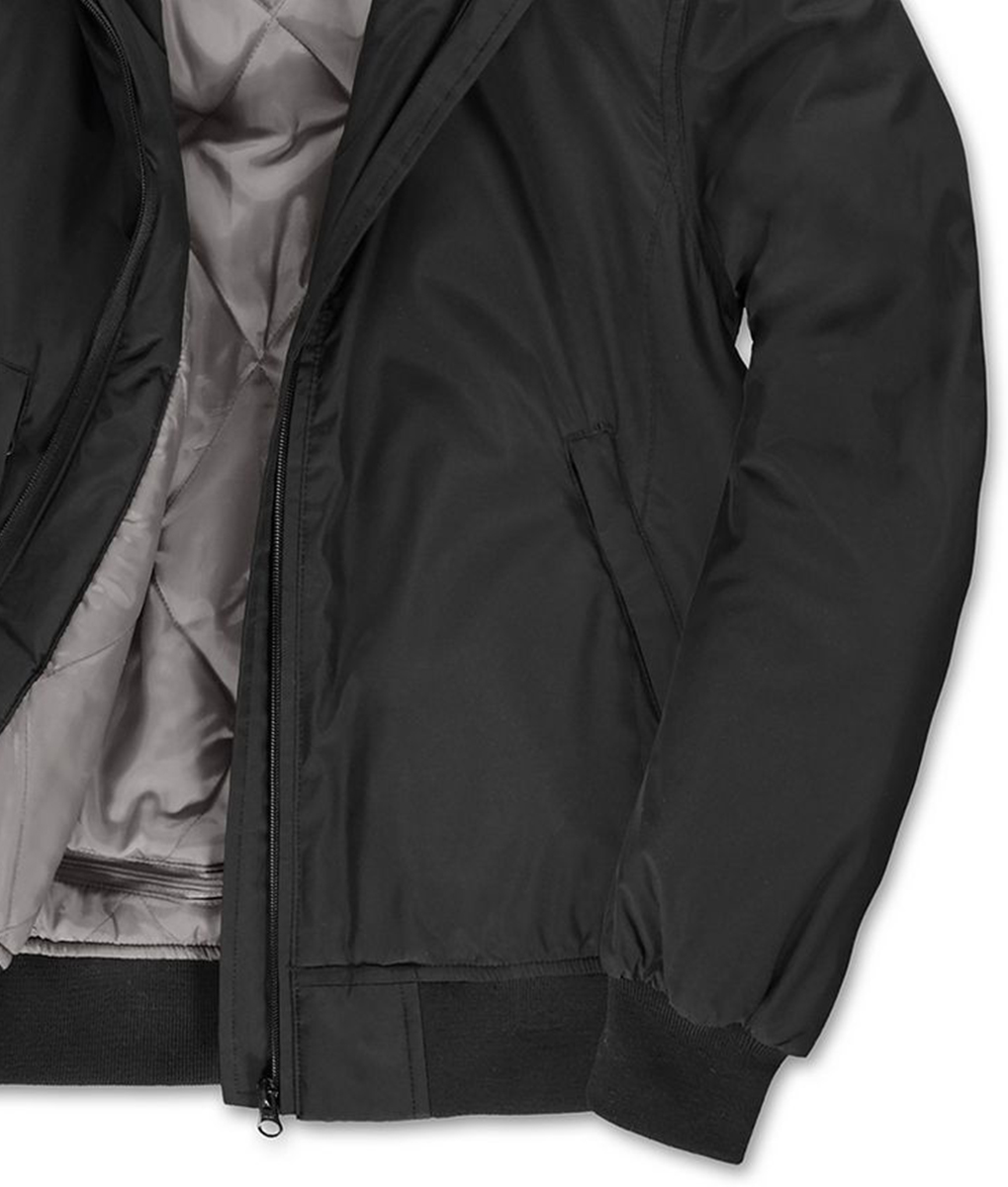 Γυναικείο Μπουφάν Bomber JW962 B&C Crew Bomber Women Black/Warm Grey