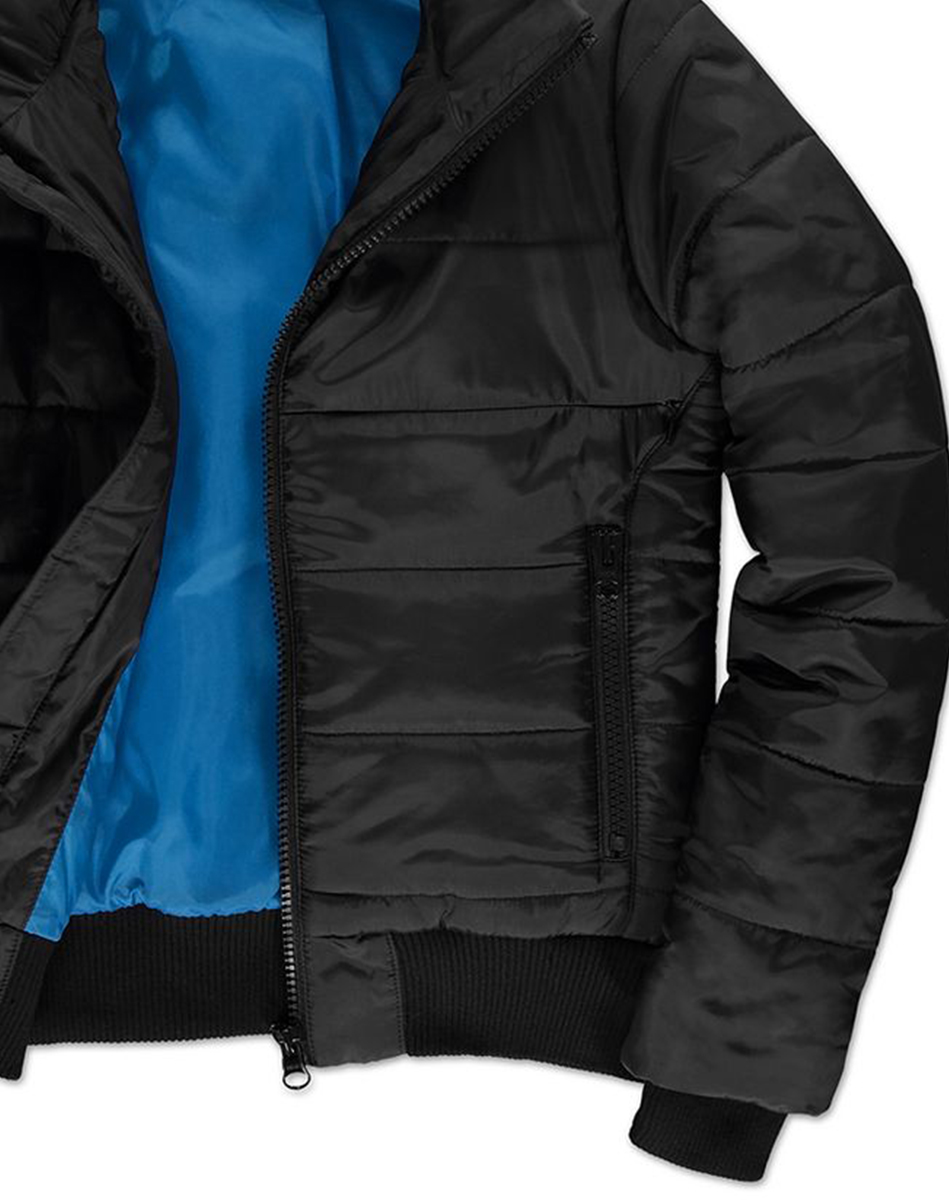 Γυναικείο Μπουφάν JW941 B&C Superhood Black/Cobalt Blue