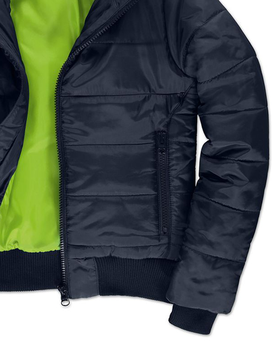 Γυναικείο Μπουφάν JW941 B&C Superhood Navy/Neon Green