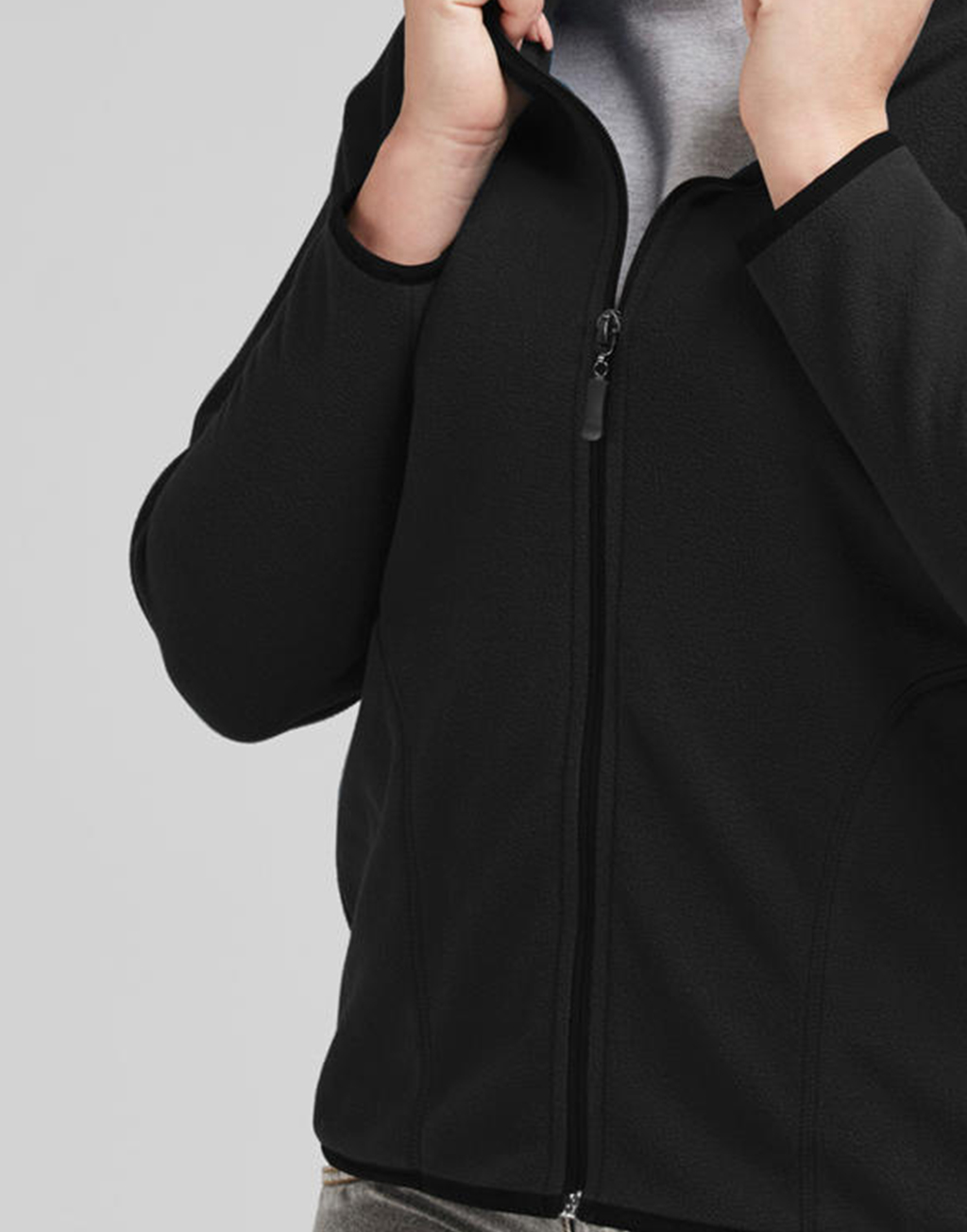 Γυναικείο Microfleece SGFleece-F SG με Φερμουάρ Dark Black