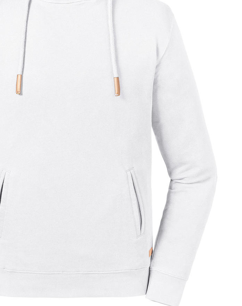 Φούτερ R-209M-0 Russell Organic High Collar White Outlet γυναικεία Simple Wear