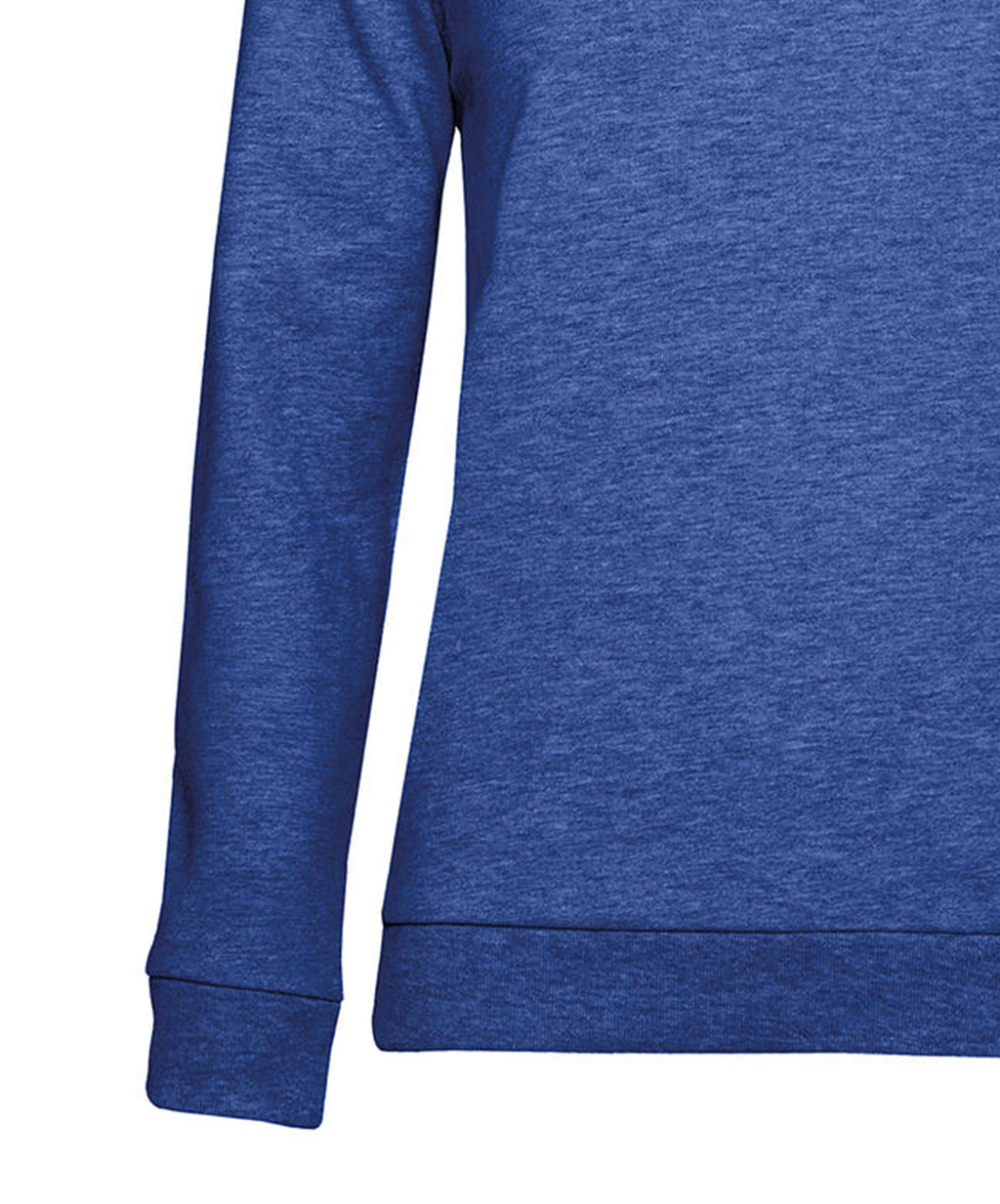 Γυναικείο Φούτερ WW02W B & C French Terry Heather Royal Blue