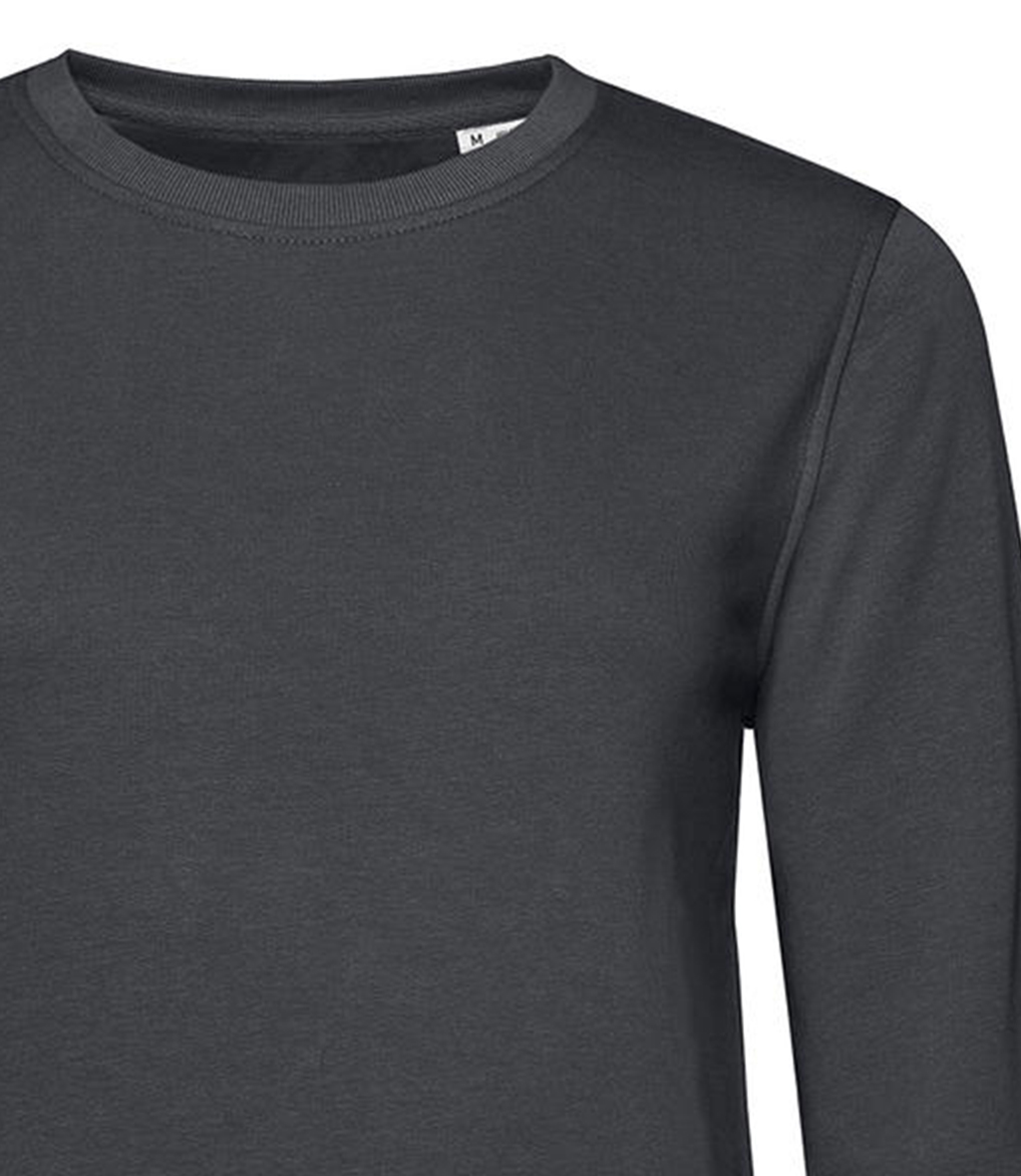 Γυναικείο Φούτερ WW32B B & C Organic Crew Neck French Terry Asphalt