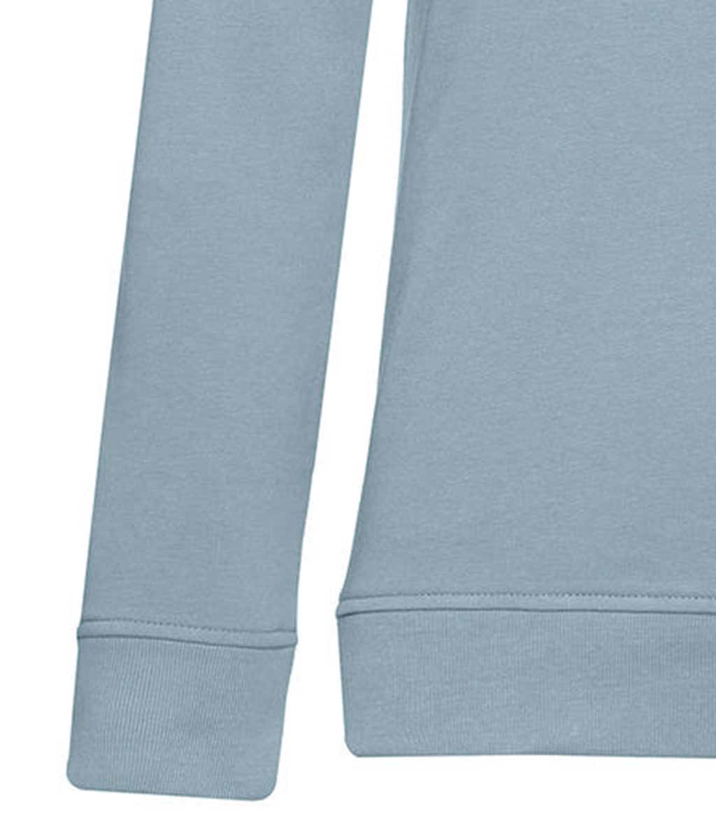 Γυναικείο Φούτερ WW32B B & C Organic Crew Neck French Terry Blue Fog