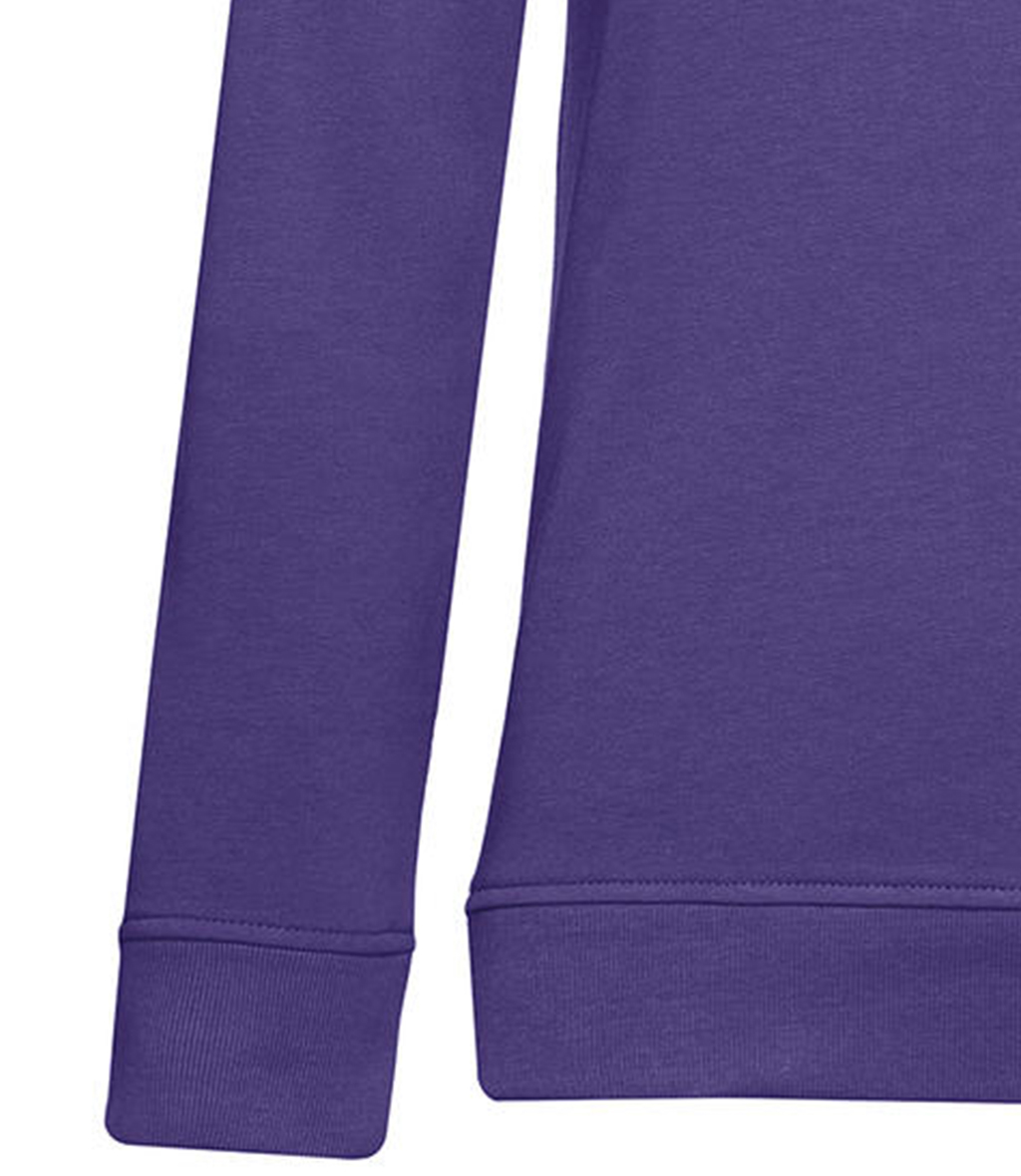 Γυναικείο Φούτερ WW32B B & C Organic Crew Neck French Terry Radiant Purple