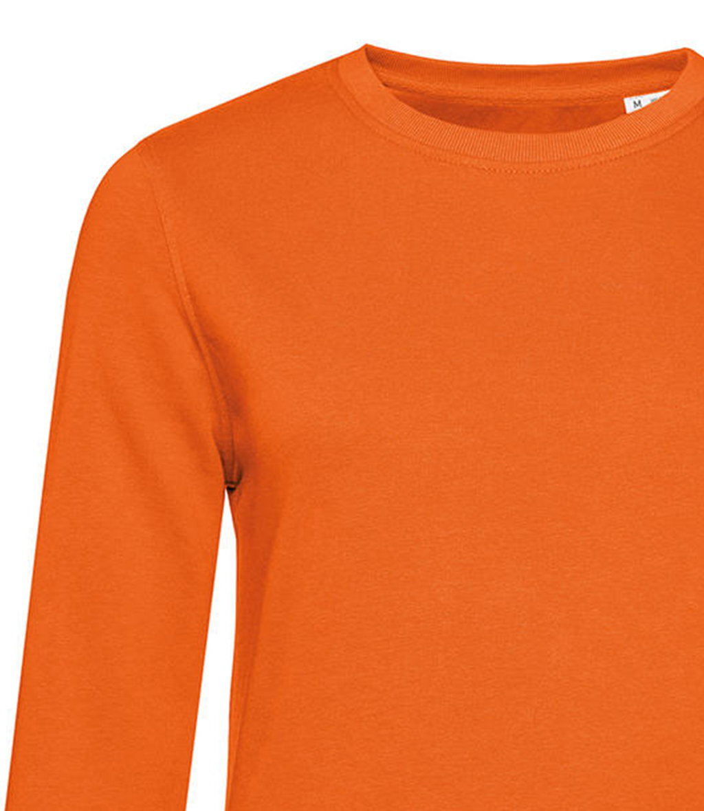 Γυναικείο Φούτερ Ww32B B C Organic Crew Neck French Terry Pure Orange γυναικεία Simple Wear