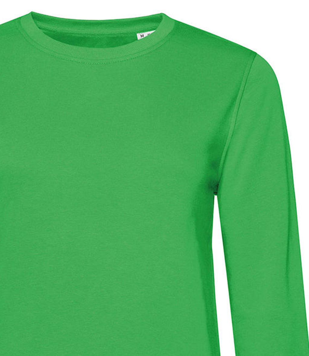 Γυναικείο Φούτερ WW32B B & C Organic Crew Neck French Terry Apple Green