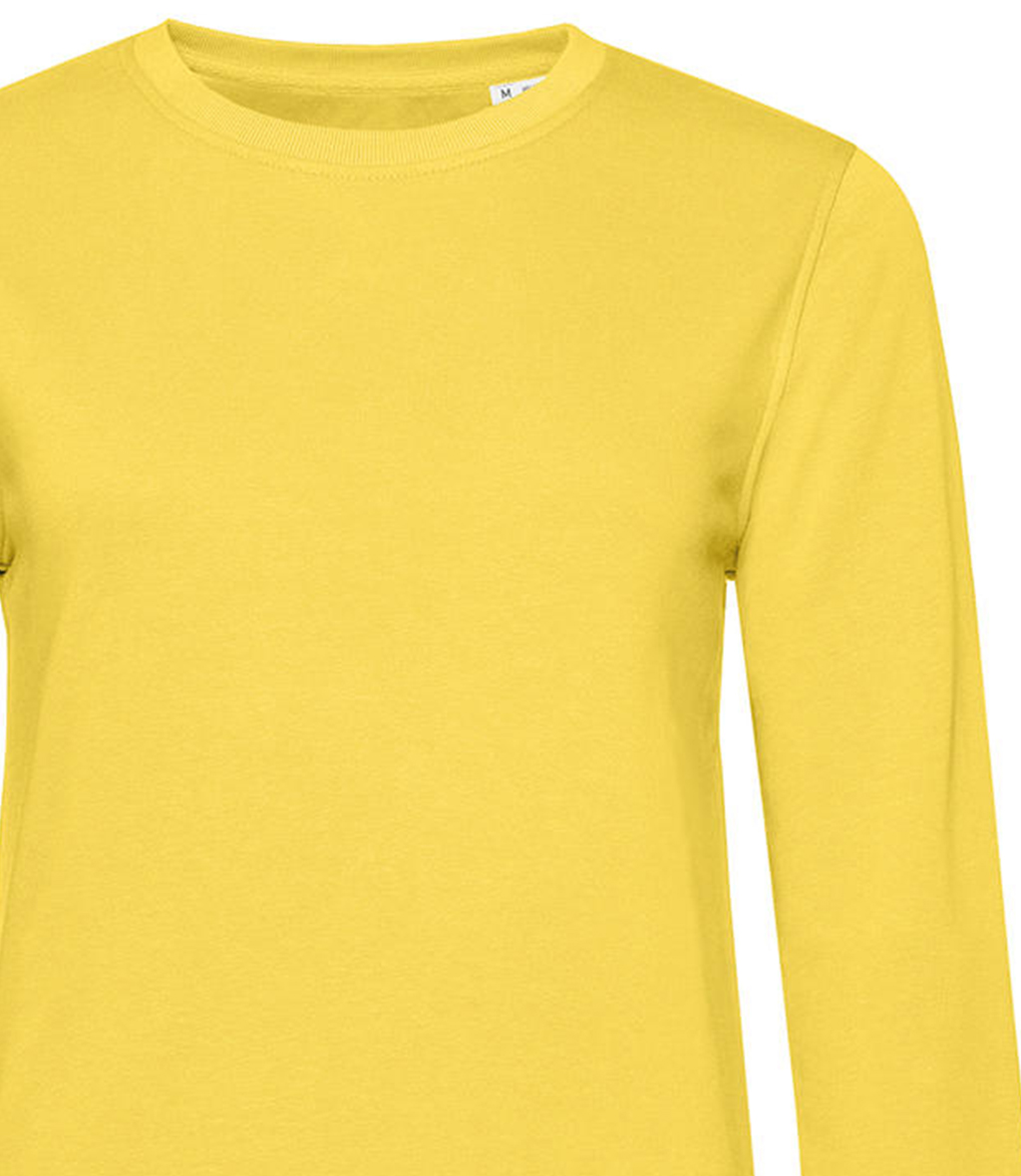 Γυναικείο Φούτερ Ww32B B C Organic Crew Neck French Terry Yellow Fizz γυναικεία Simple Wear