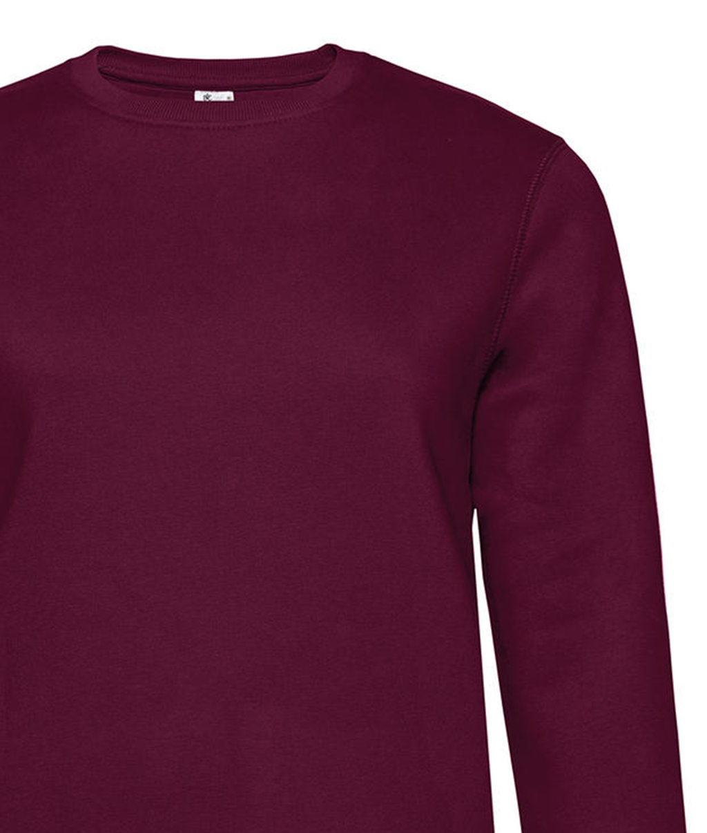Γυναικείο Φούτερ WW01Q B & C Queen Crewneck Dark Cherry
