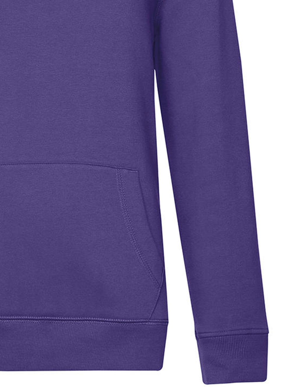 Γυναικείο Φούτερ με Κουκούλα WW02Q B & C Radiant Purple