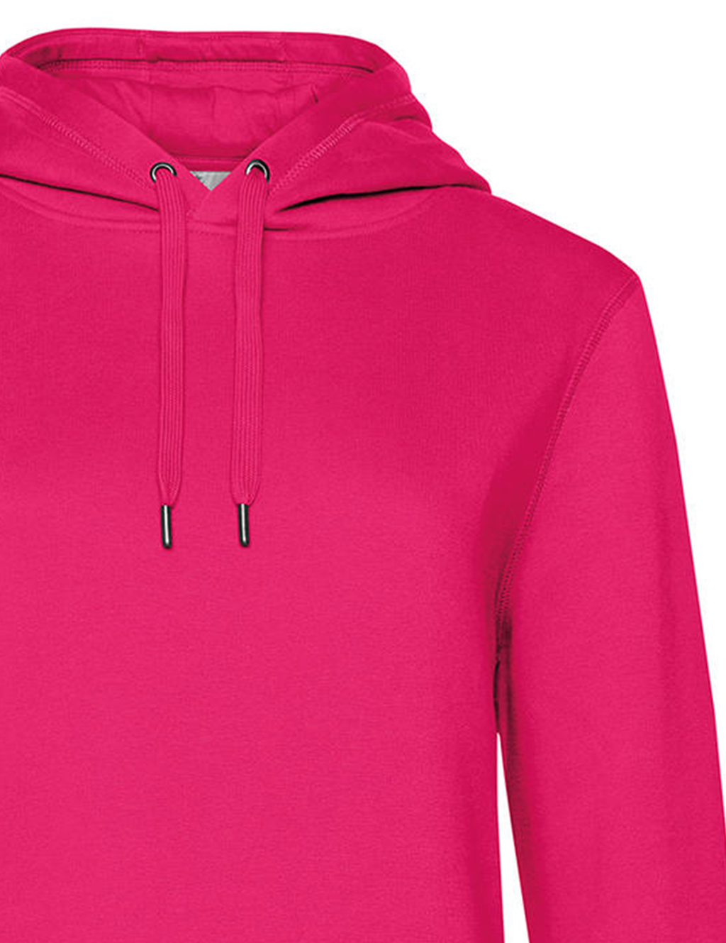 Γυναικείο Φούτερ με Κουκούλα WW02Q B & C Magenta Pink
