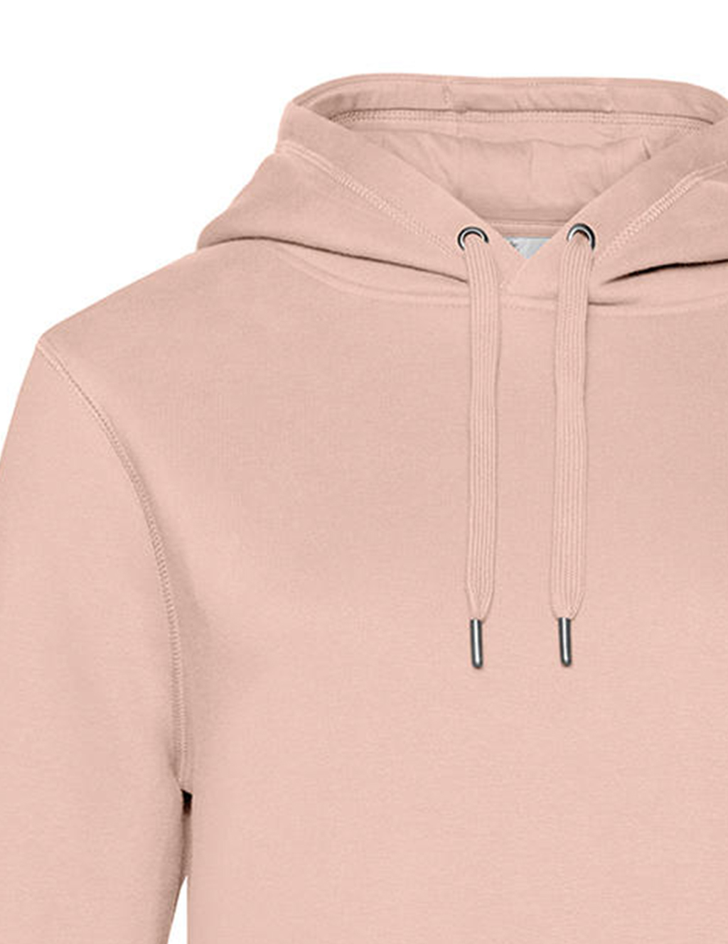 Γυναικείο Φούτερ με Κουκούλα WW02Q B & C Soft Rose