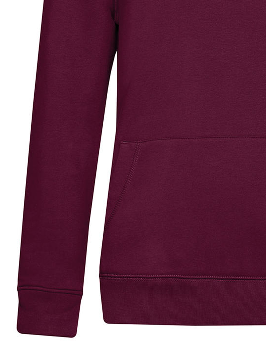 Γυναικείο Φούτερ με Κουκούλα WW02Q B & C Dark Cherry
