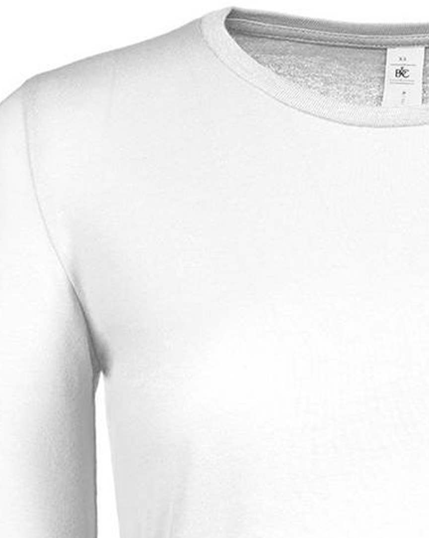 Γυναικείο Μακρυμάνικο T-Shirt TW06T B & C White