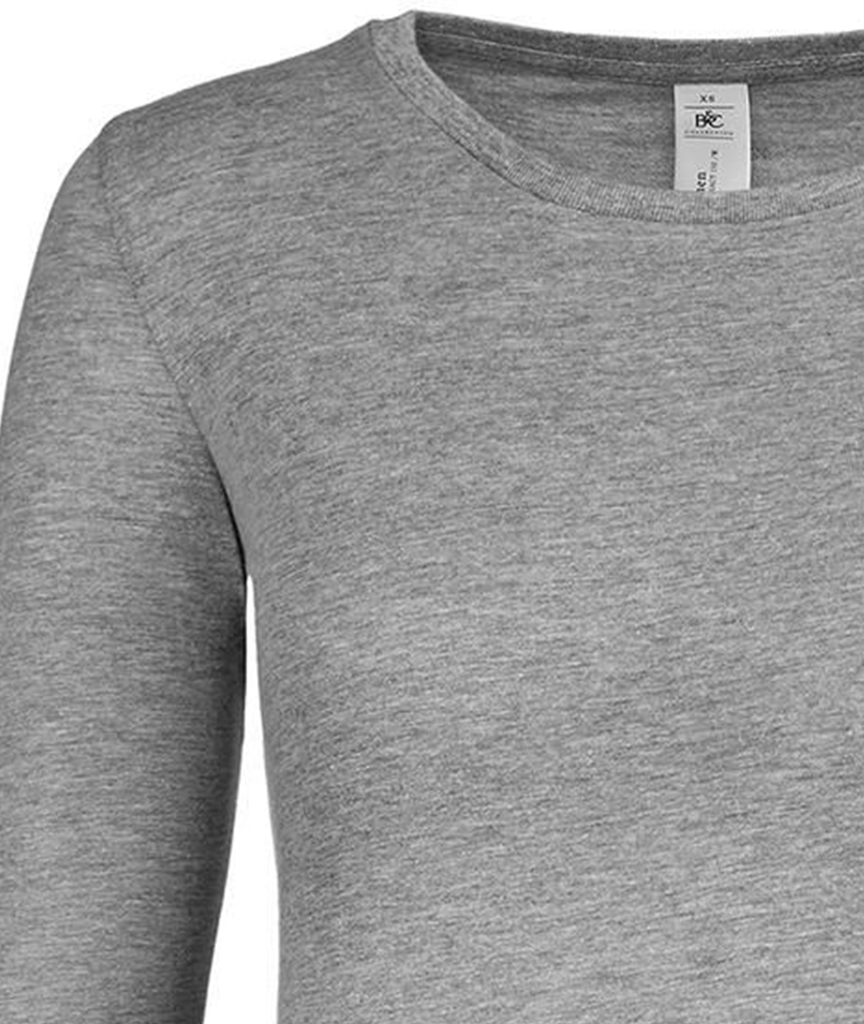 Γυναικείο Μακρυμάνικο T-Shirt TW06T B & C Sport Grey