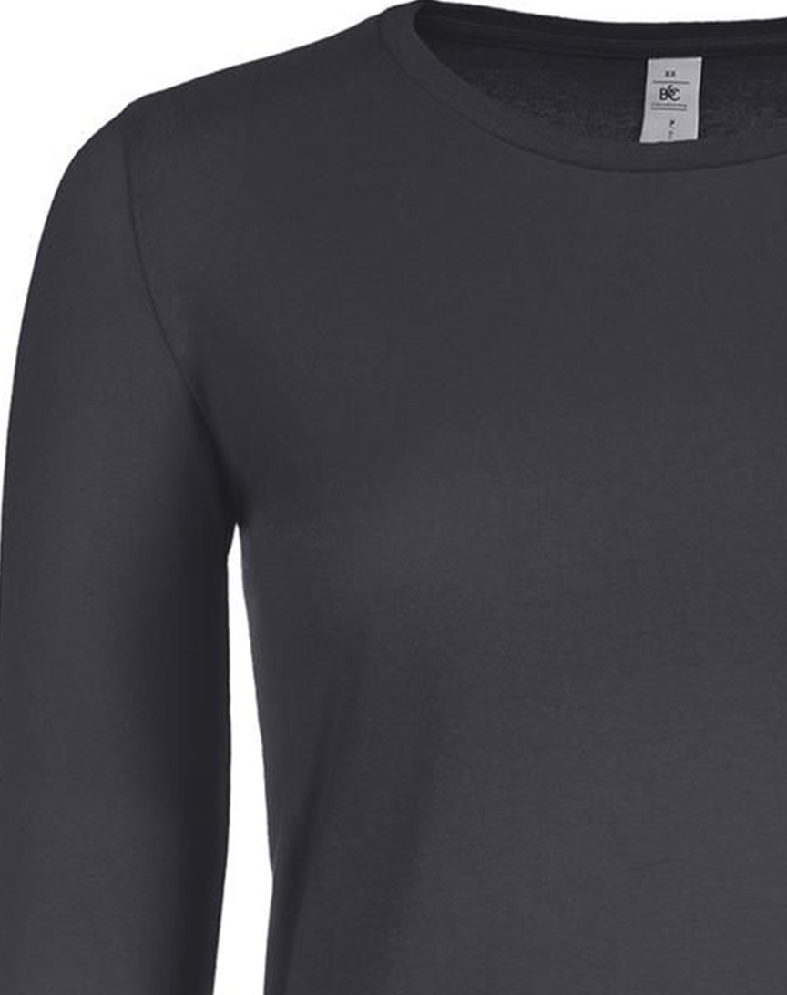 Γυναικείο Μακρυμάνικο T-Shirt TW06T B & C Dark Grey