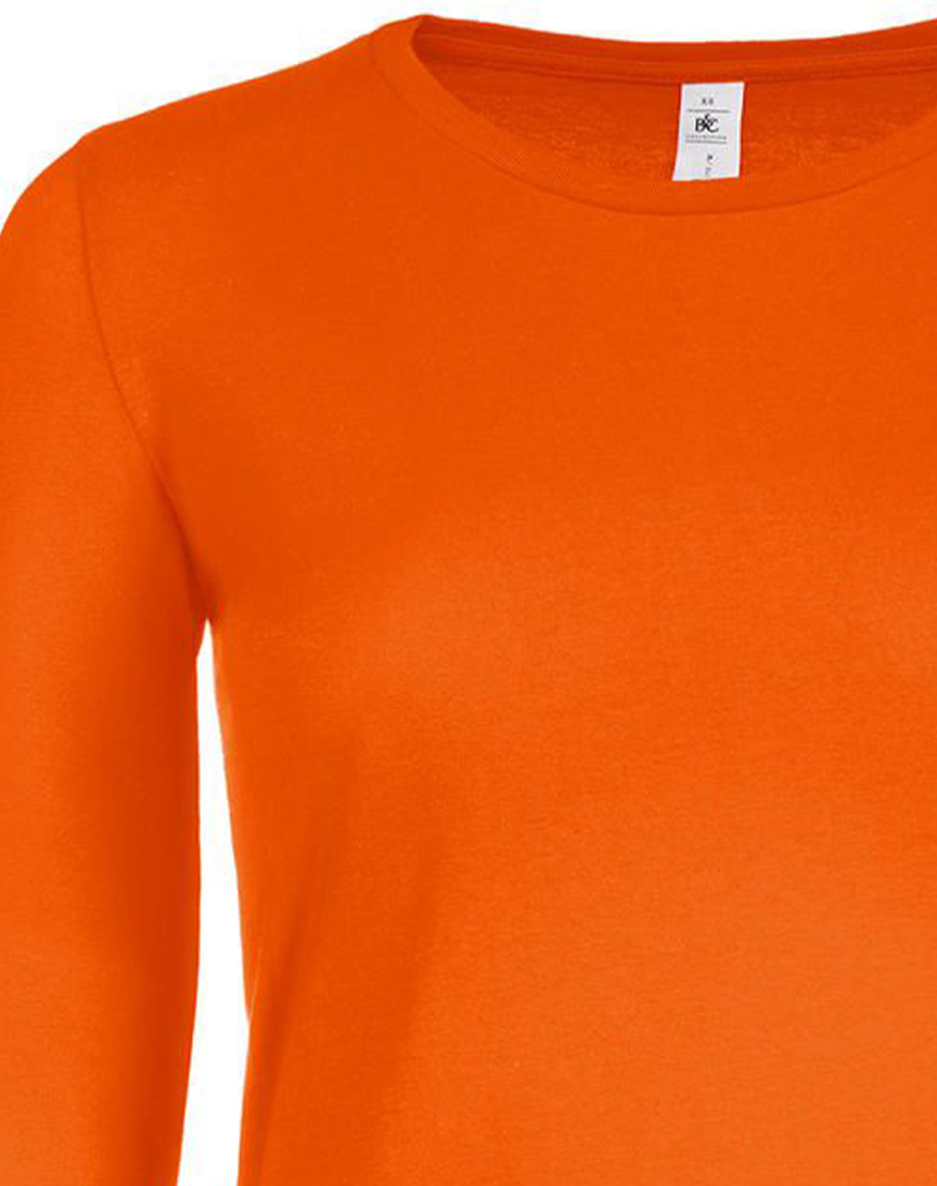 Γυναικείο Μακρυμάνικο T-Shirt TW06T B & C Orange