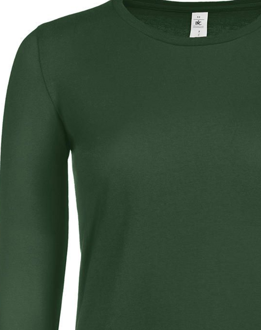 Γυναικείο Μακρυμάνικο T-Shirt TW06T B & C Bottle Green