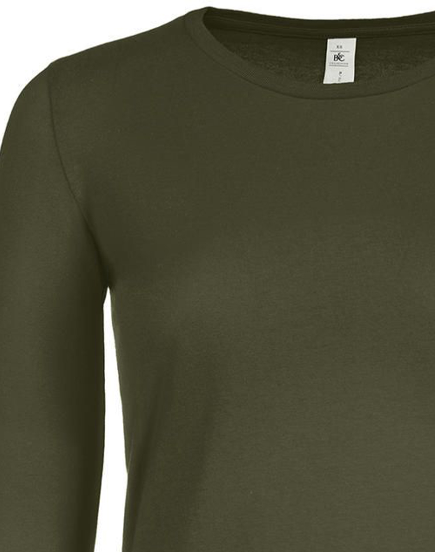 Γυναικείο Μακρυμάνικο T-Shirt TW06T B & C Urban Khaki