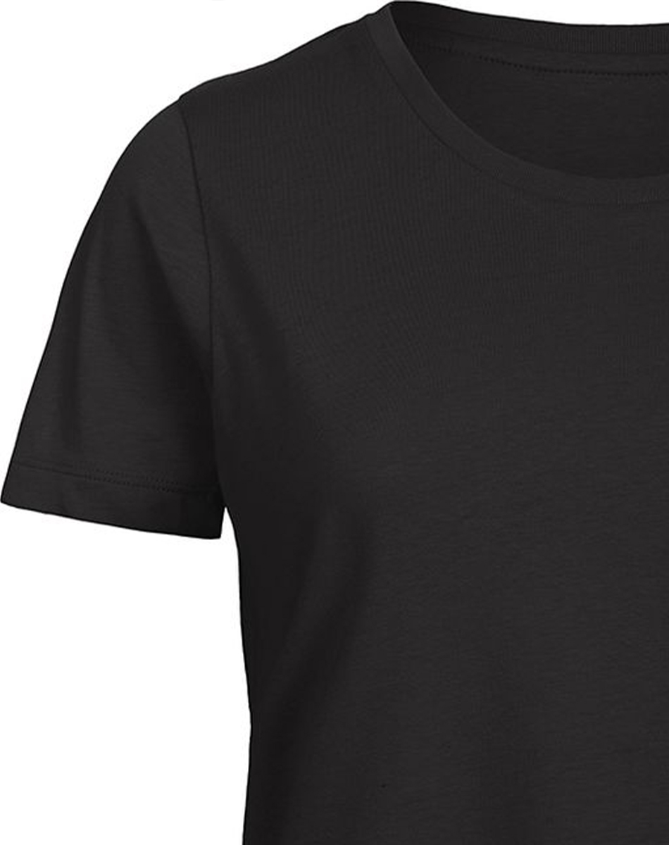 Γυναικείο T-Shirt TW043 B&C από 100% Οργανικό Βαμβάκι Black