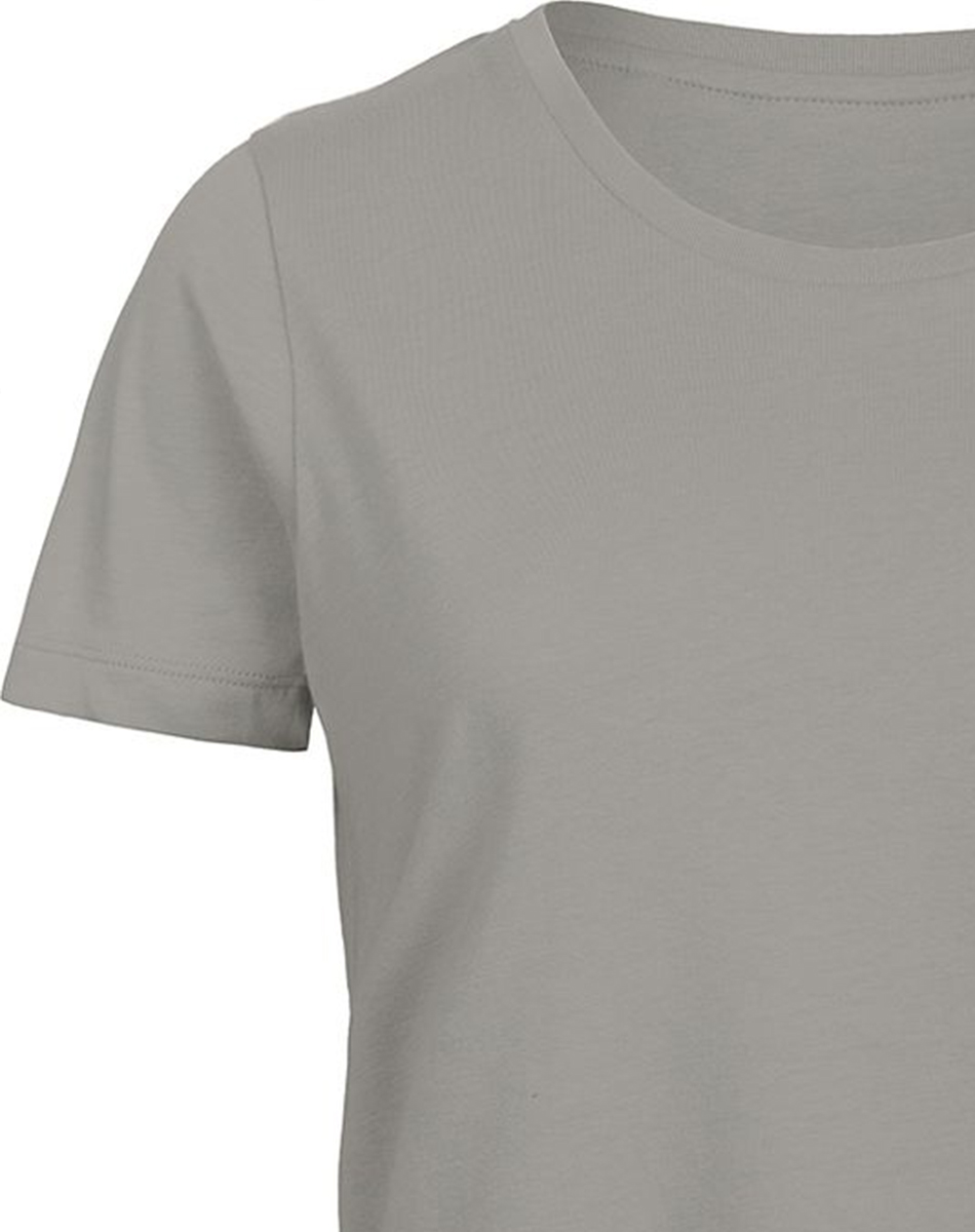 Γυναικείο T-Shirt TW043 B&C από 100% Οργανικό Βαμβάκι Light Grey