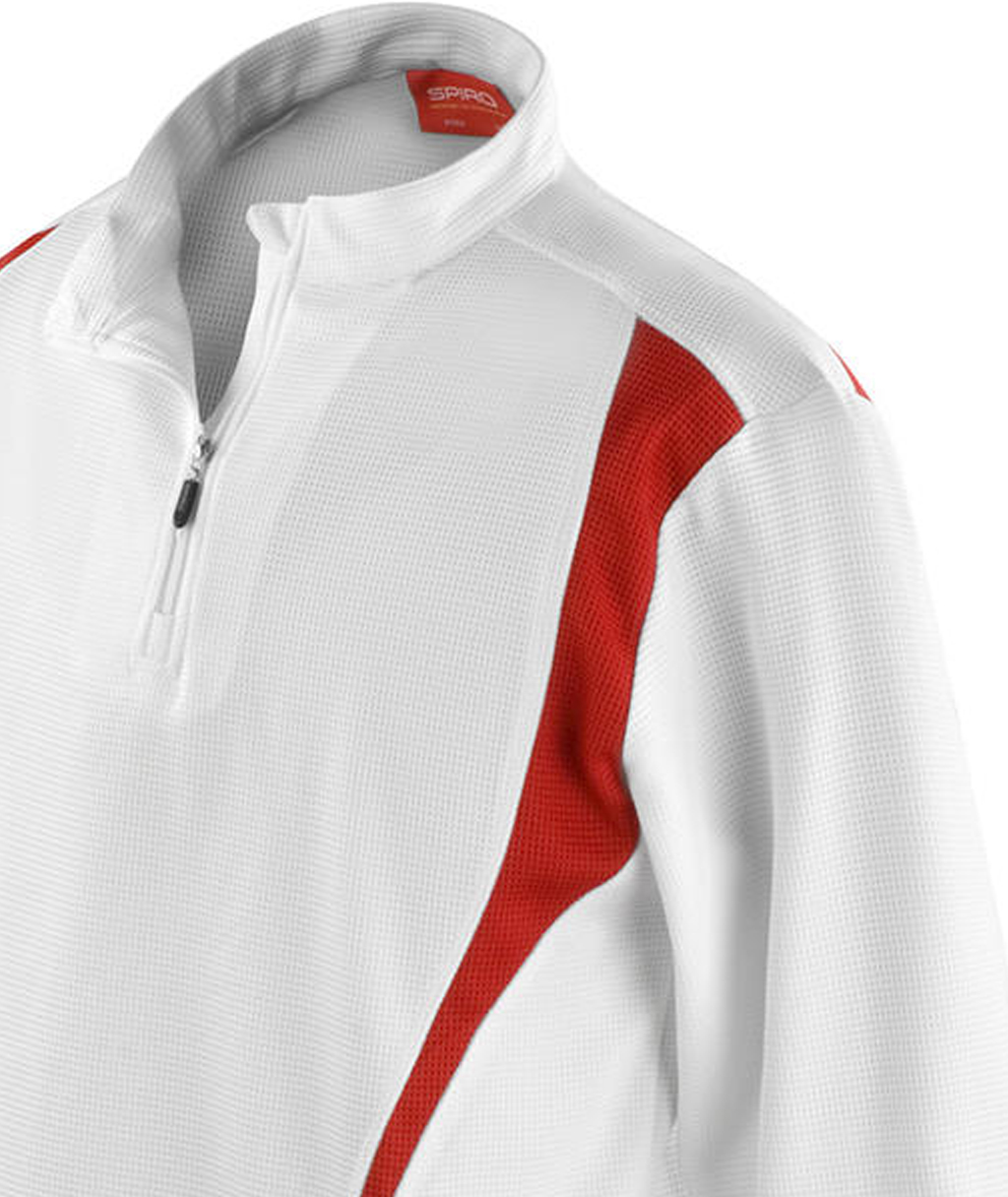 Αθλητική Μπλούζα Προπόνησης R178X Spiro White Red ανδρικά Basic T-Shirts Simple Wear Μπλουζάκια κοντομάνικα