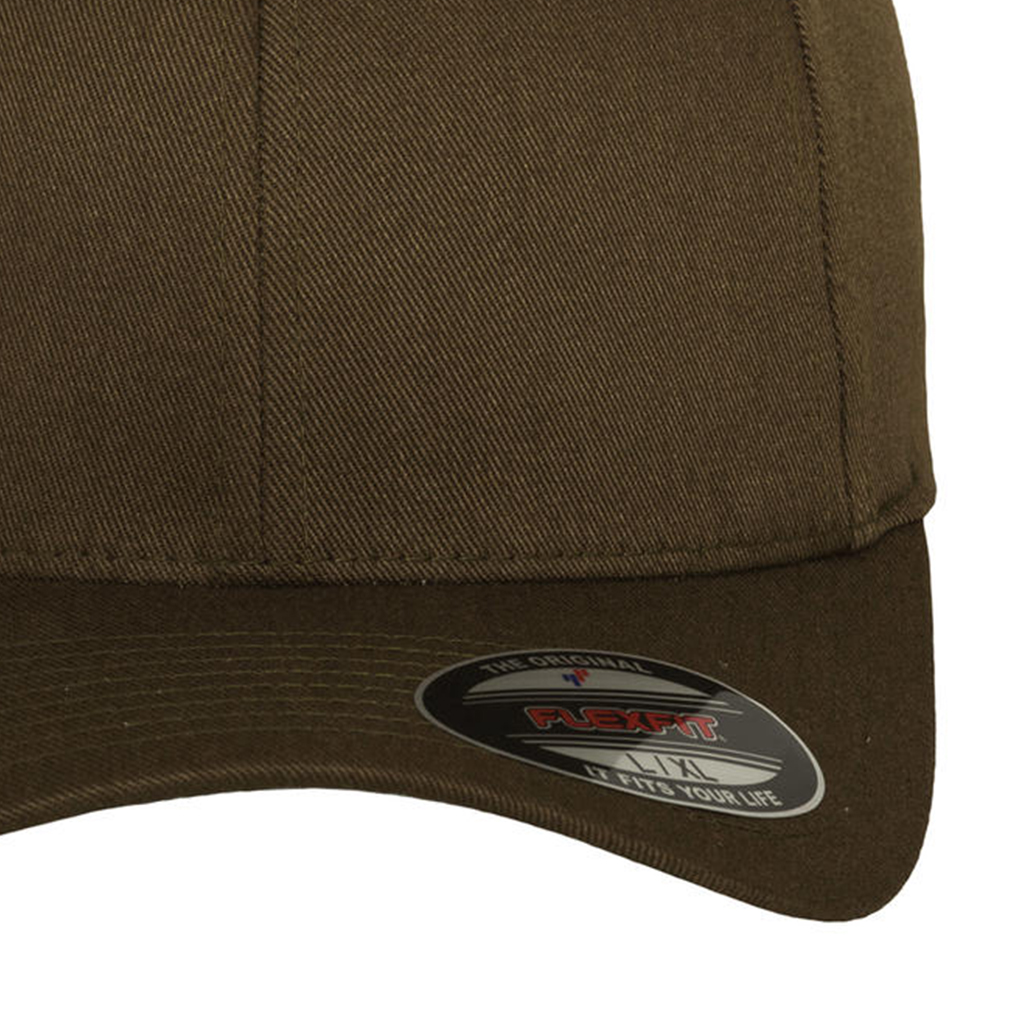 Καπέλο Fitted Baseball 6277 Flexfit Olive αξεσουάρ Καπέλα Simple Wear