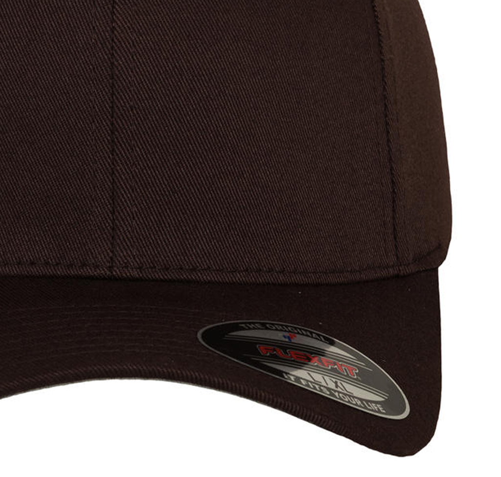 Καπέλο Fitted Baseball 6277 Flexfit Brown αξεσουάρ Καπέλα Simple Wear