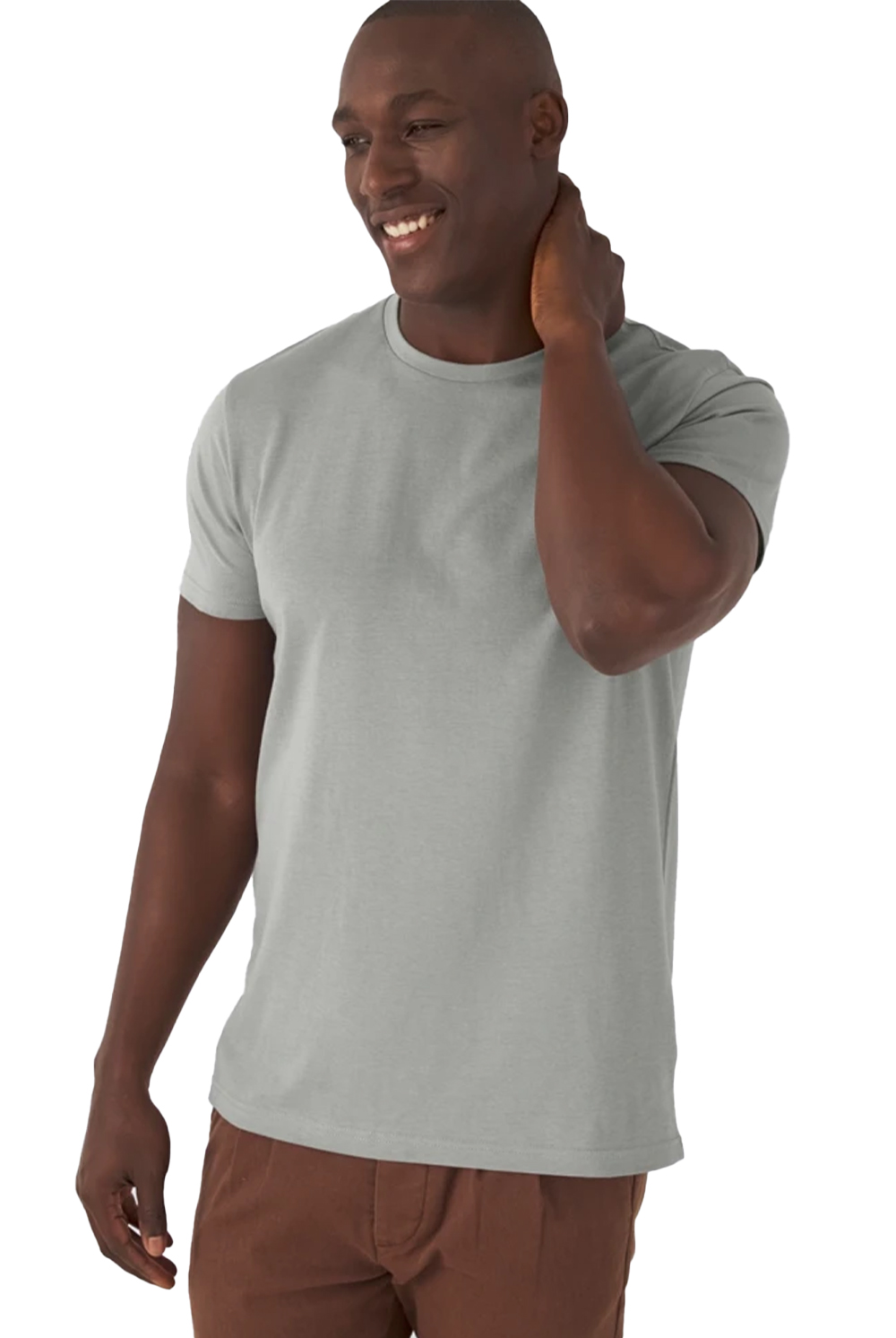 Ανδρικό T-Shirt TM042 B&C Organic Inspire T Light Grey