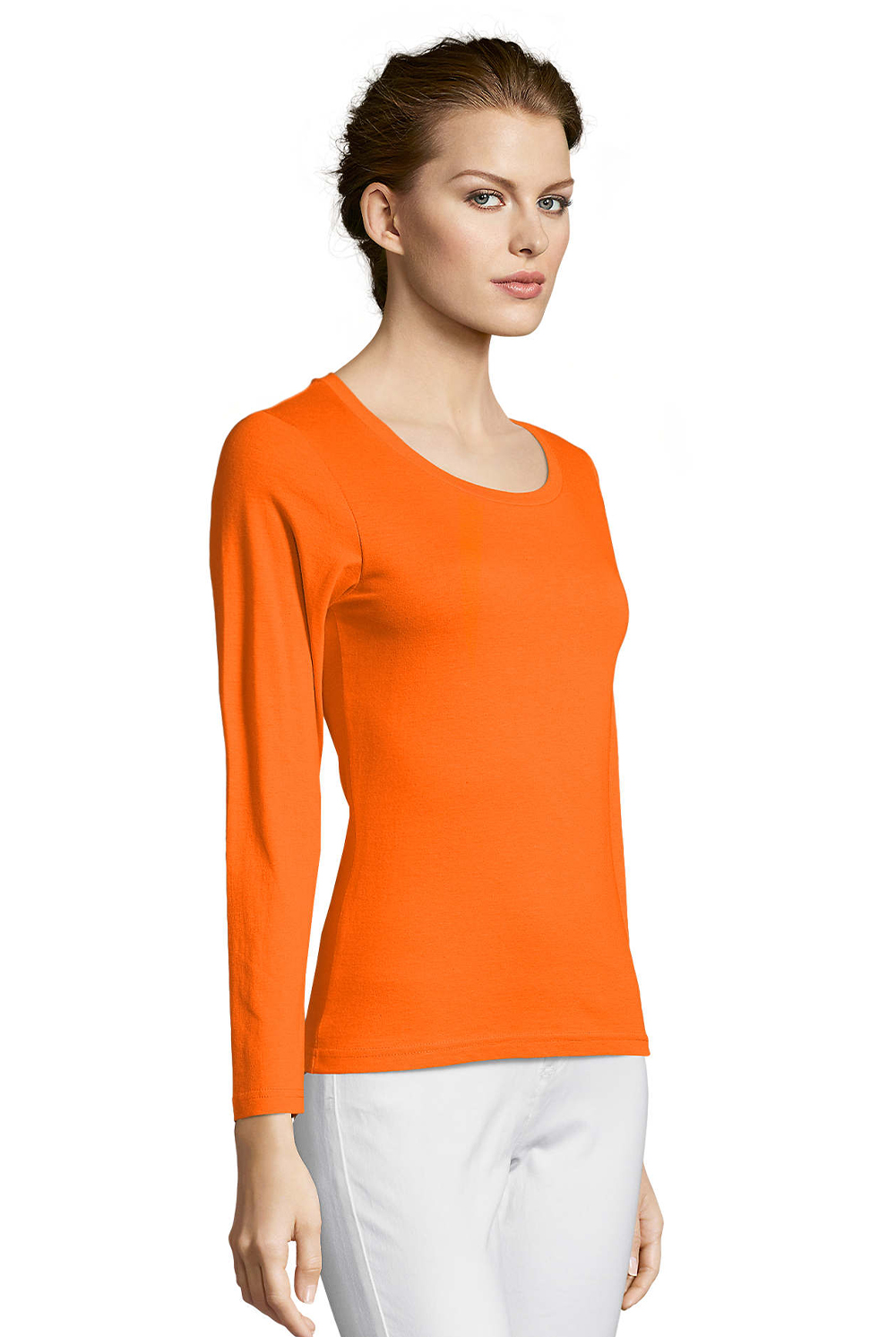 Γυναικείο T-shirt Μακρυμάνικο Majestic 11425 SOL'S Orange