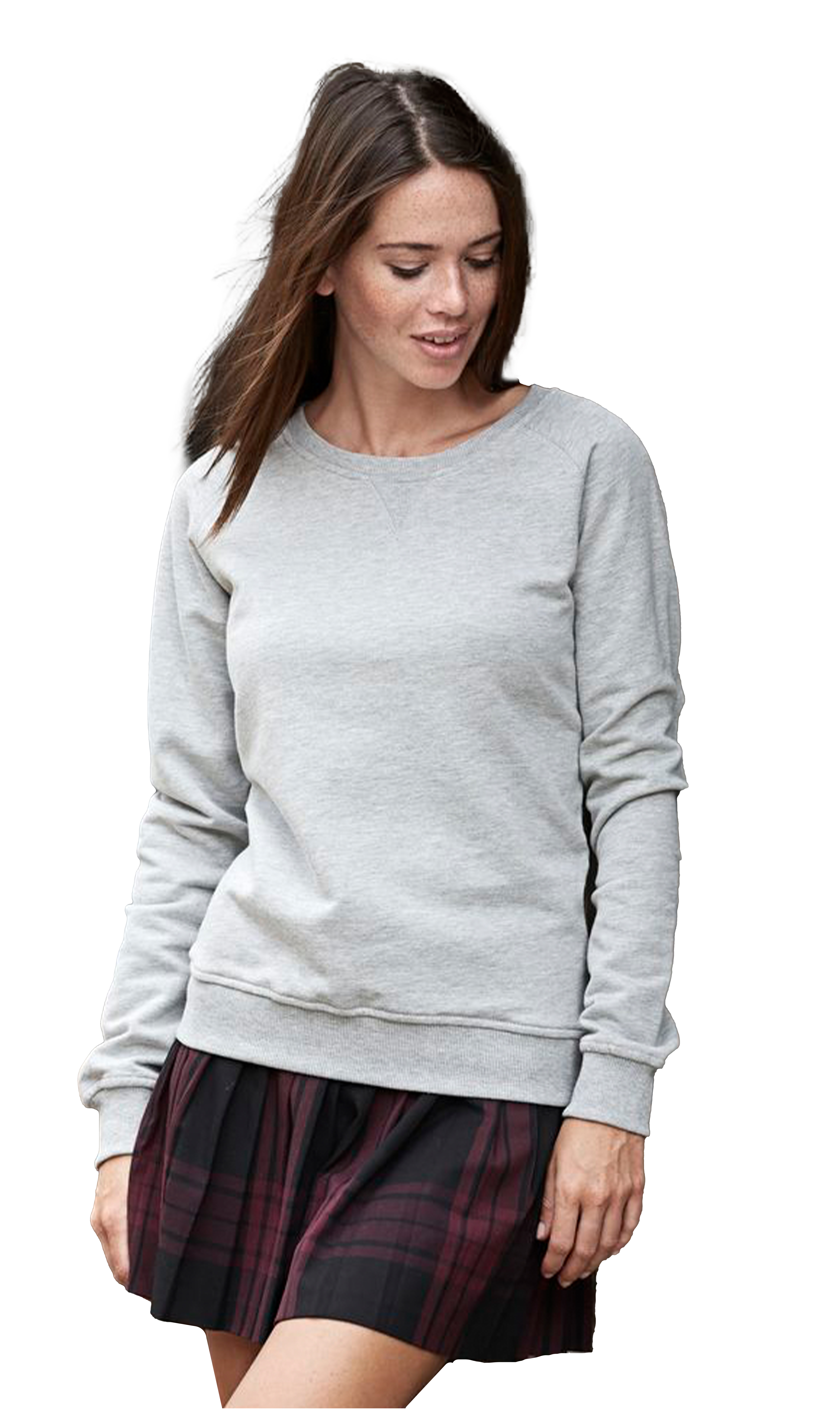 Ladies Urban Sweat Tee Jays 5401 Heather Grey