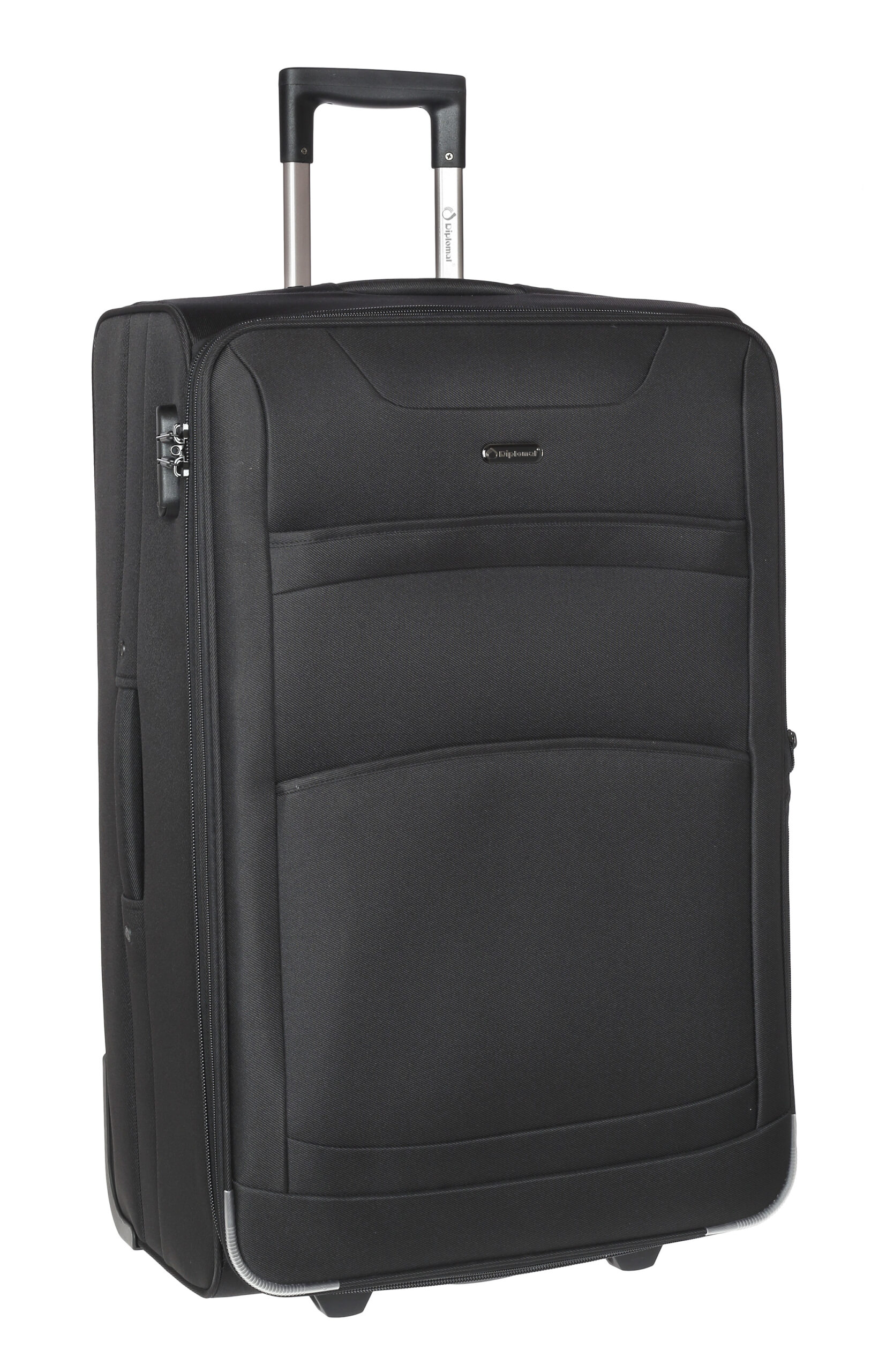 Βαλίτσα Μεσαία 67cm με Επέκταση ZC6019-M Diplomat Μαύρο