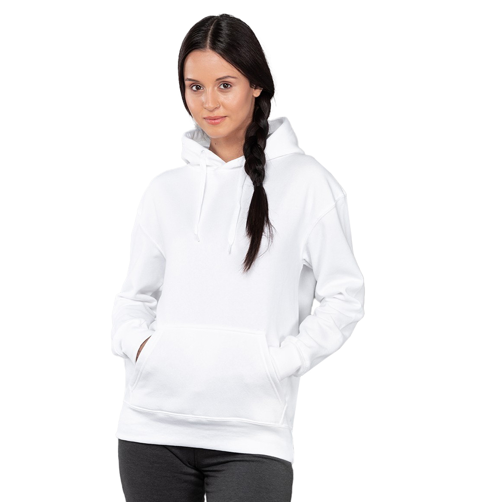 Hoodie Φούτερ 00145Β About Basics Shadow White ανδρικά Simple Wear