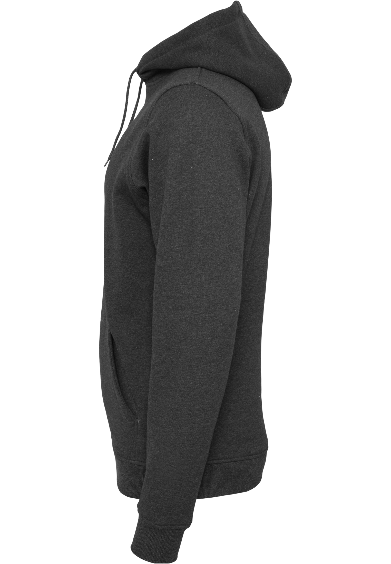 Φούτερ Heavy Hoodie By011 Build Your Brand Charcoal ανδρικά Simple Wear