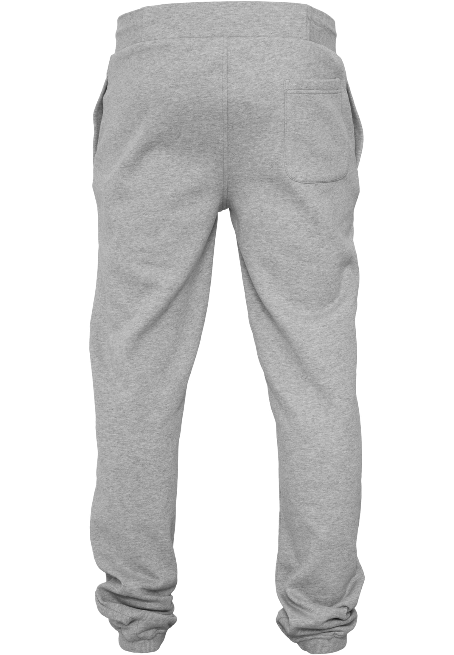 Παντελόνι Φόρμας Heavy Sweatpants By014 Build Your Brand Black Grey Heather ανδρικά Παντελόνια Simple Wear