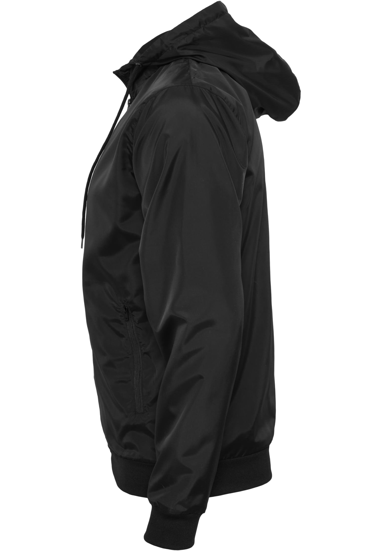 Μπουφάν Windrunner By016-00017 Build Your Brand Μαύρο Blk ανδρικά Simple Wear
