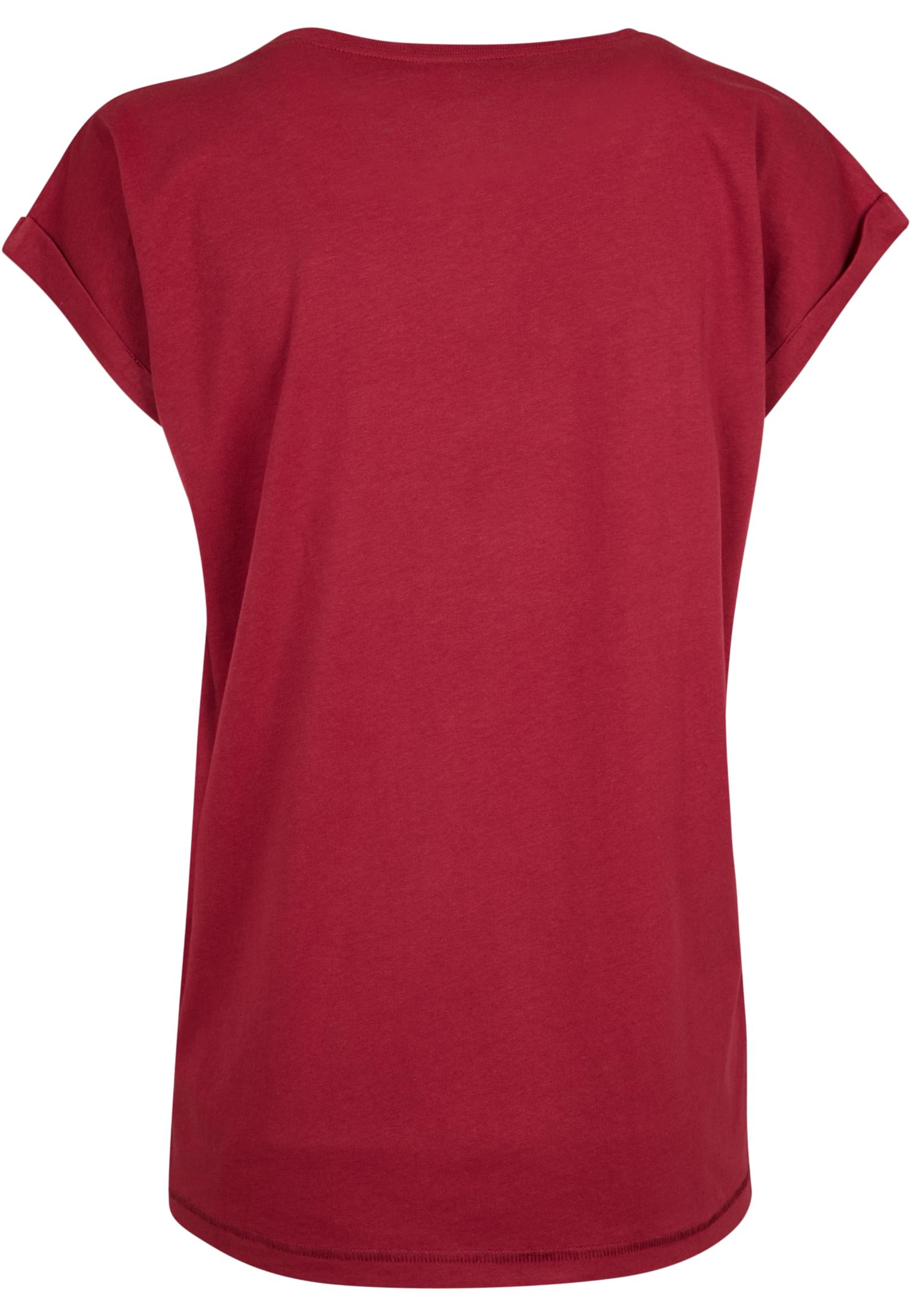 Γυναικείο T-Shirt BY021 Build Your Brand Ladies Extended Shoulder Tee Burgundy