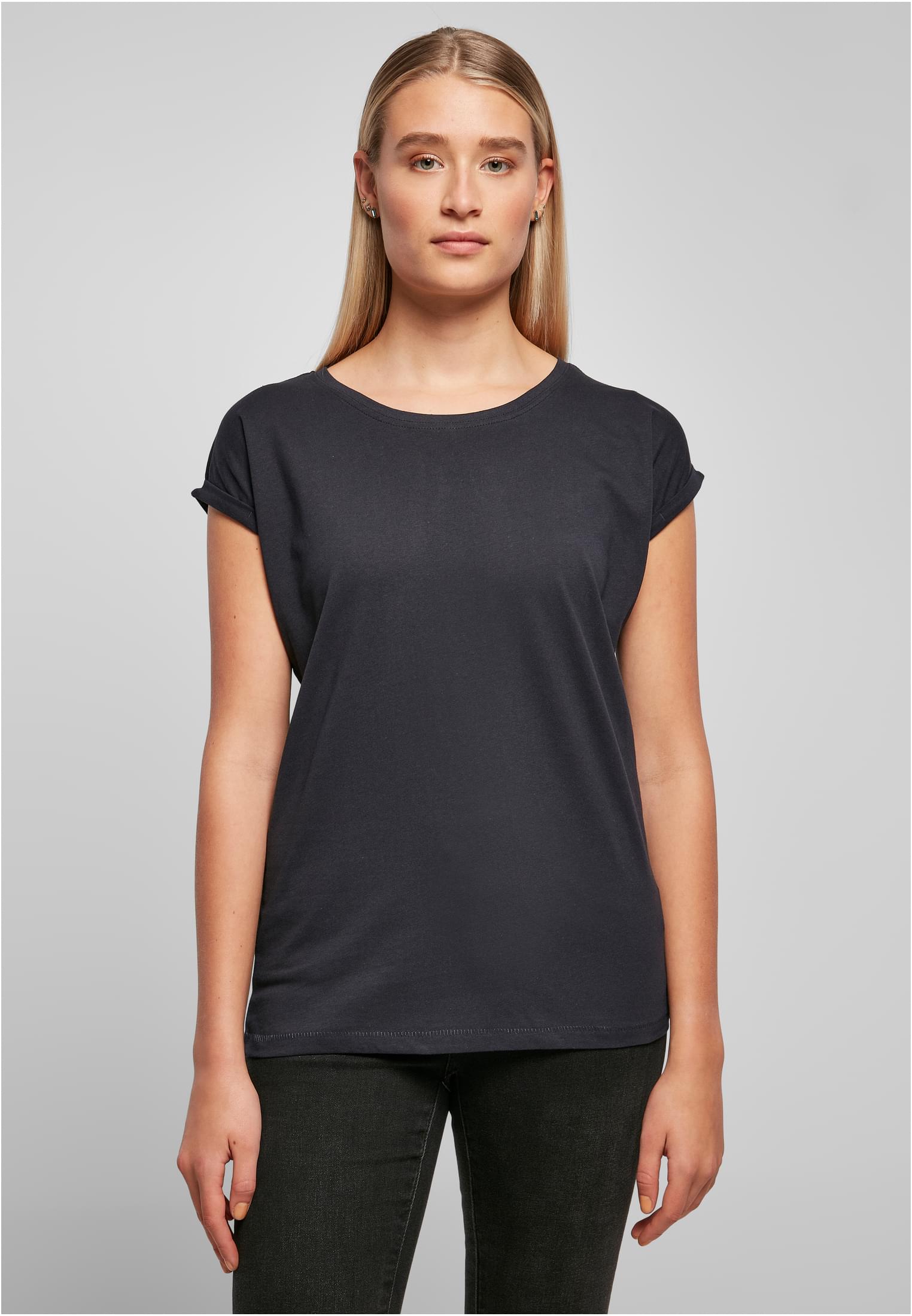 Γυναικείο T-shirt BY021 Build Your Brand Black Navy